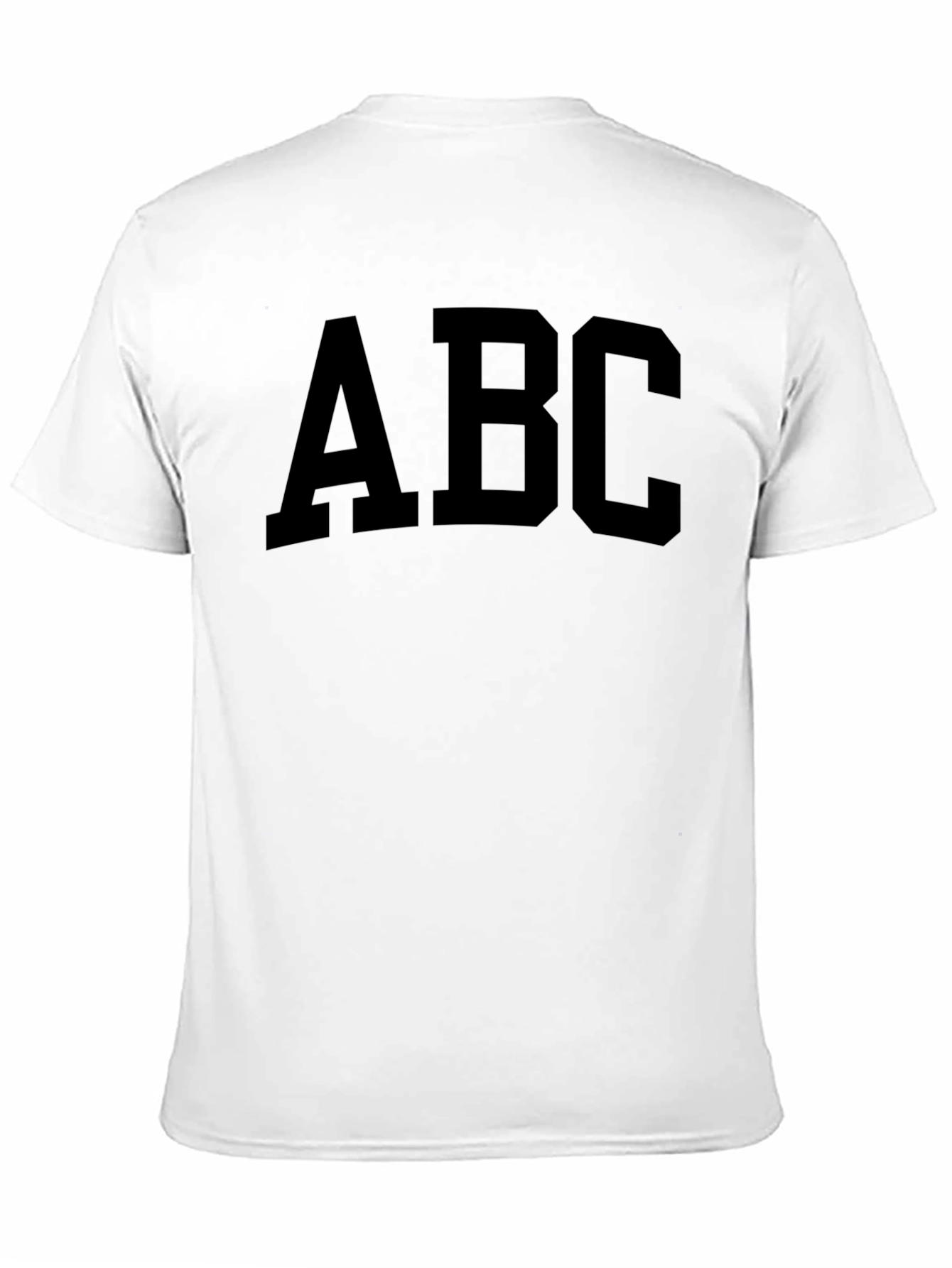 Bold ABC Graphic Tee - Classic Cotton Comfort