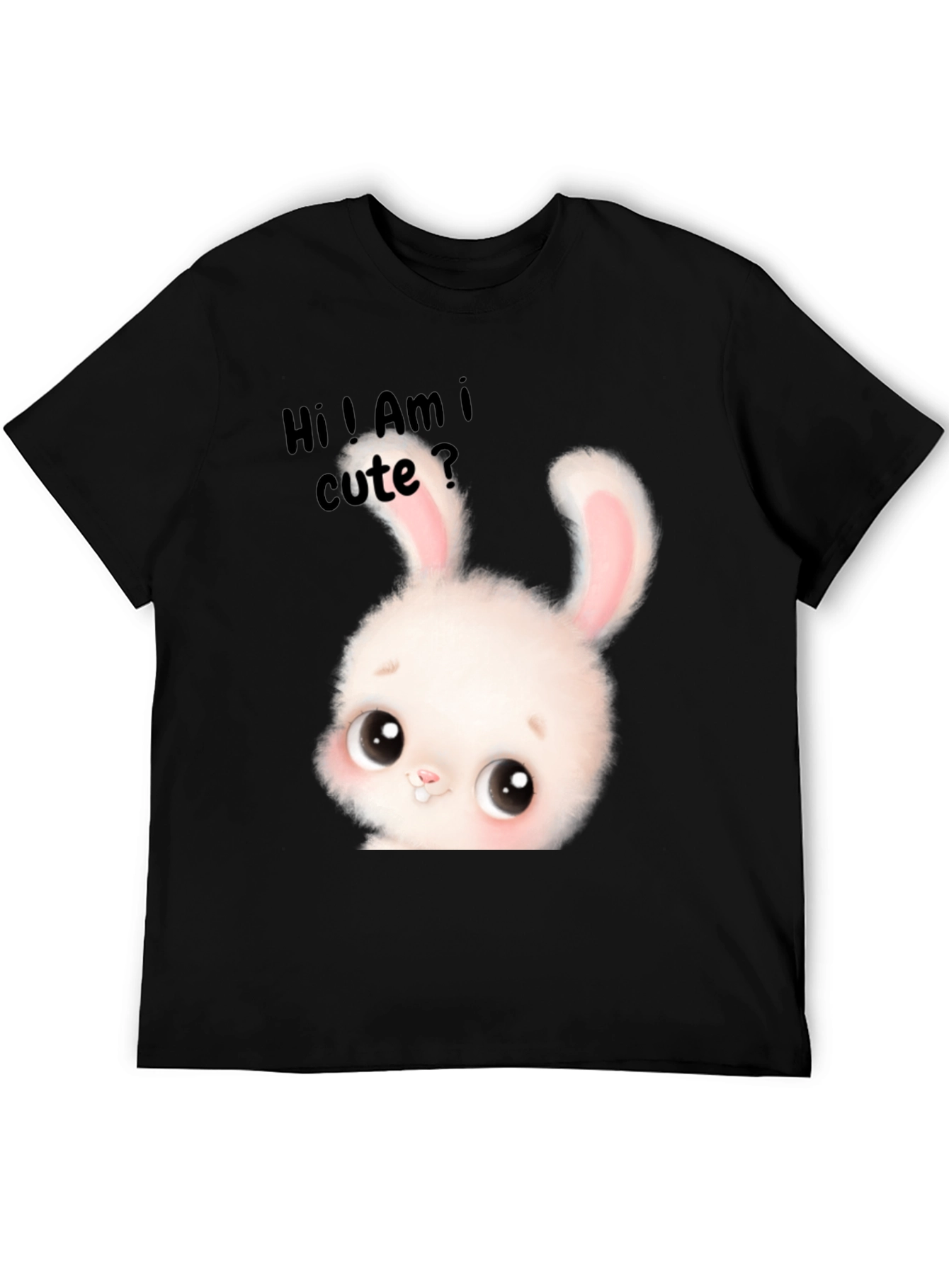 Cute Bunny Graphic T-Shirt - Adorable Unisex Tee