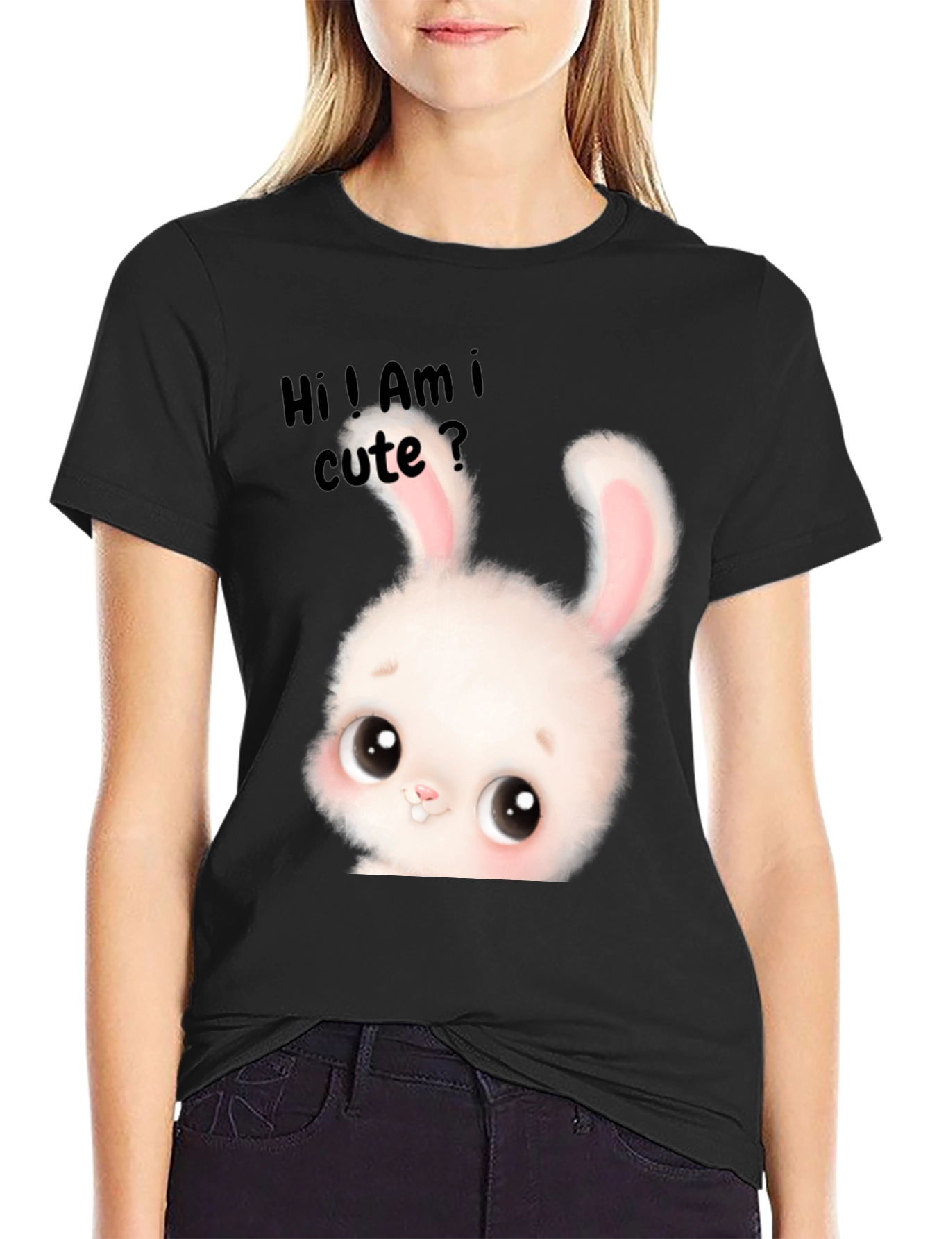 Cute Bunny Graphic T-Shirt - Adorable Unisex Tee