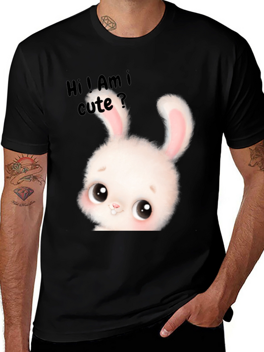 Cute Bunny Graphic T-Shirt - Adorable Unisex Tee