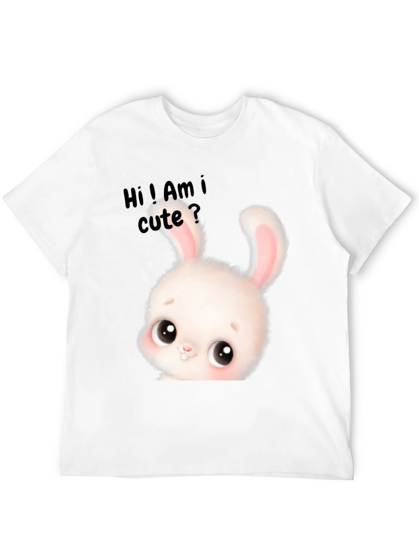 Cute Bunny Graphic T-Shirt - Adorable Unisex Tee