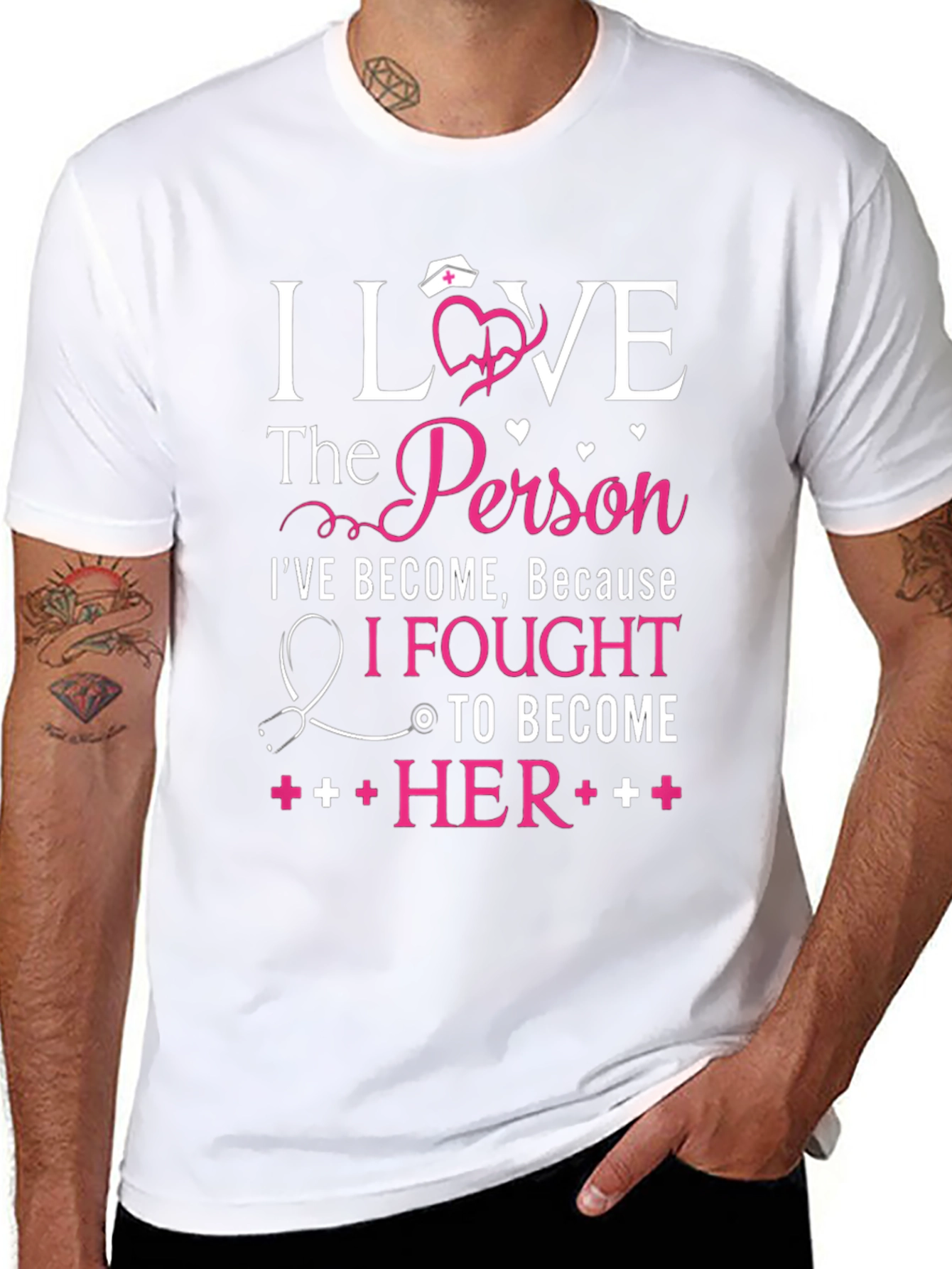 I Love The Person Ive Become Nurse T-Shirt