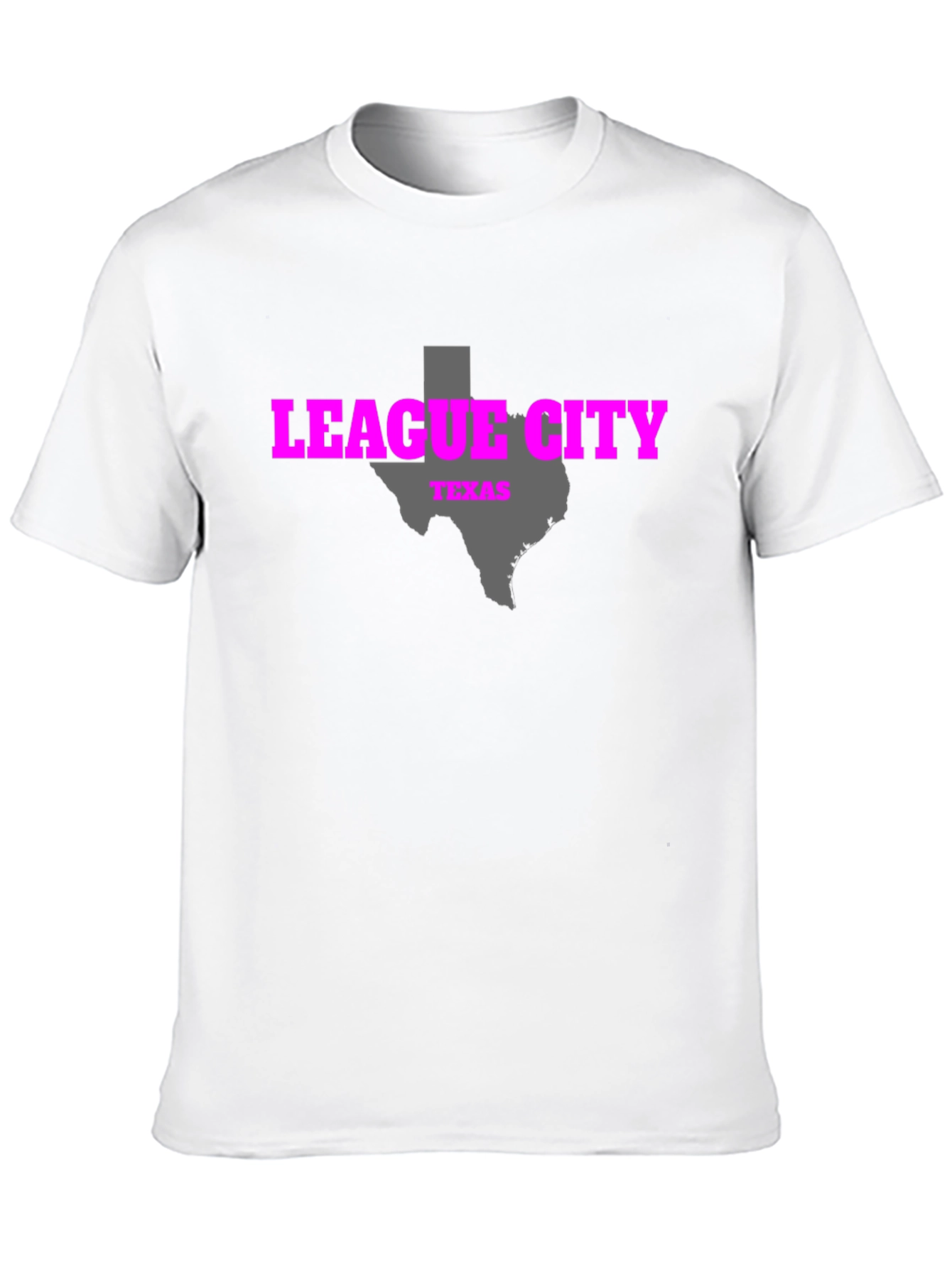 League City Texas T-Shirt Black