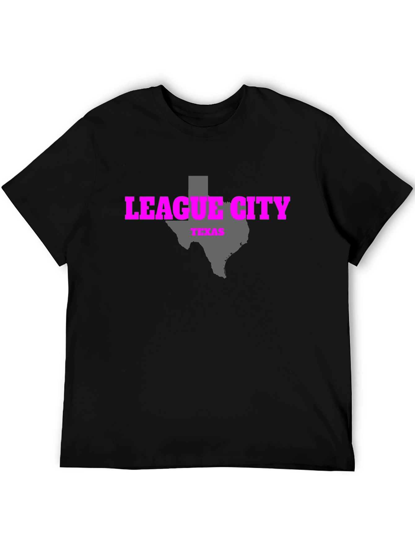 League City Texas T-Shirt Black