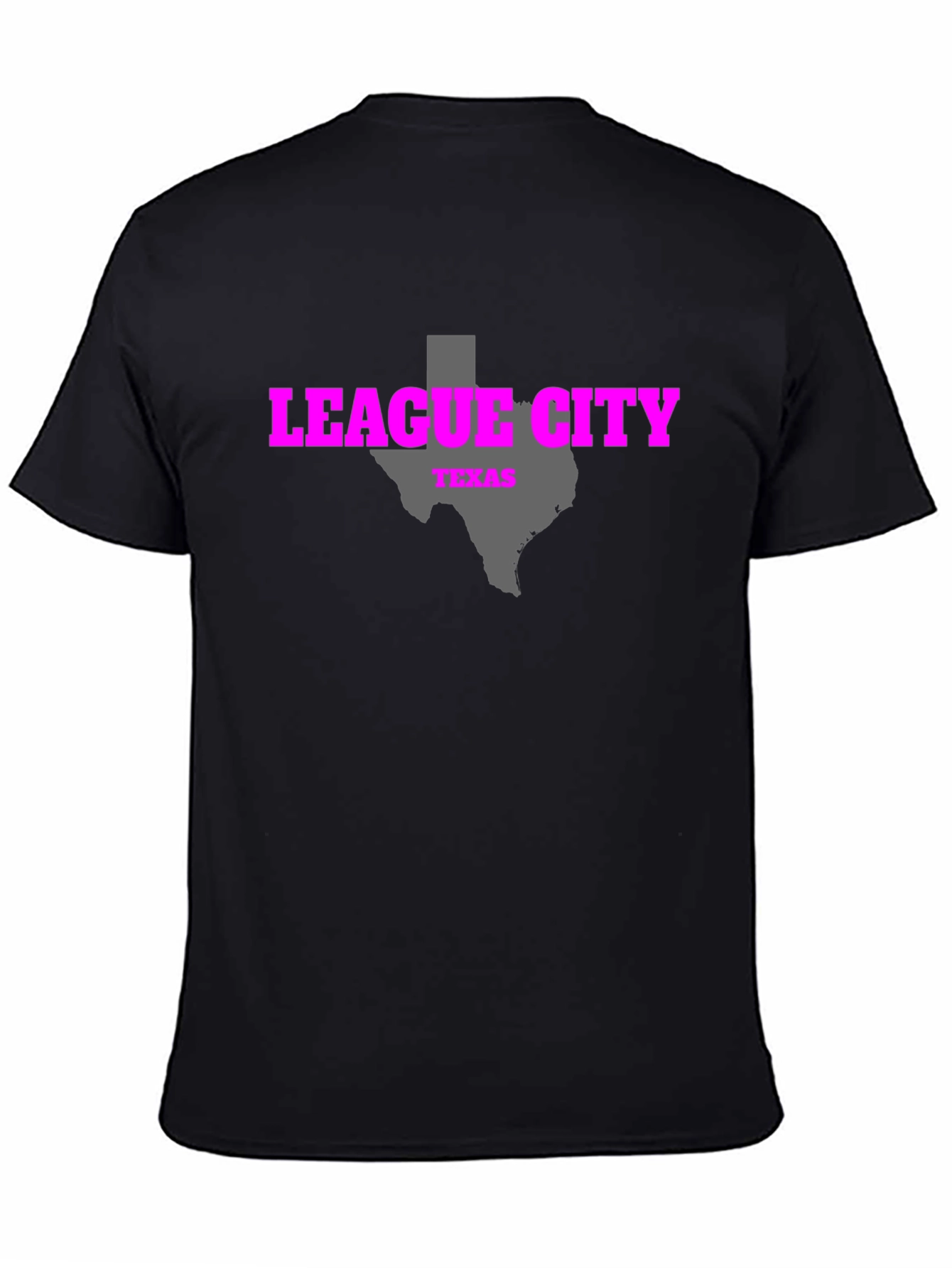 League City Texas T-Shirt Black