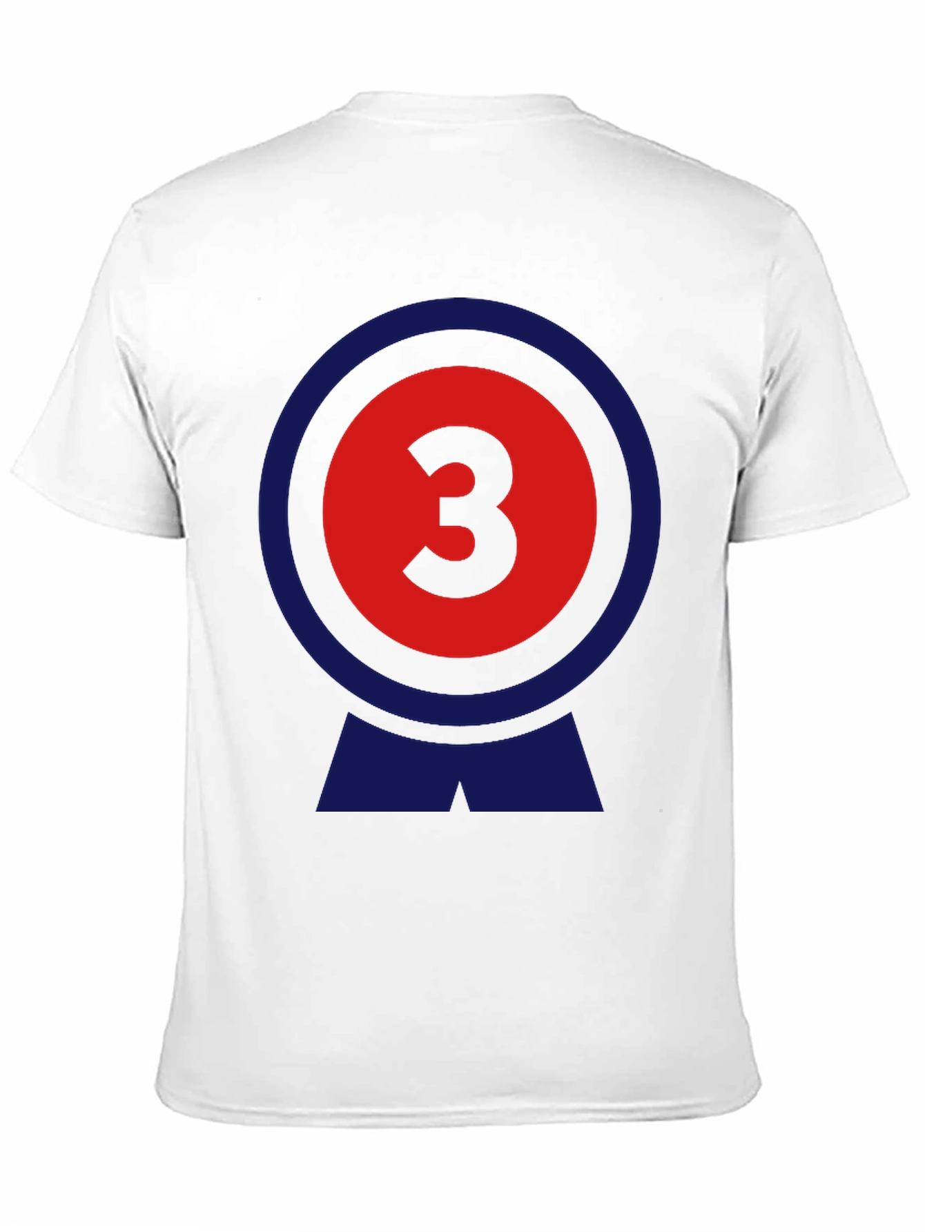 Number 3 Graphic Tee - Retro Style T-Shirt