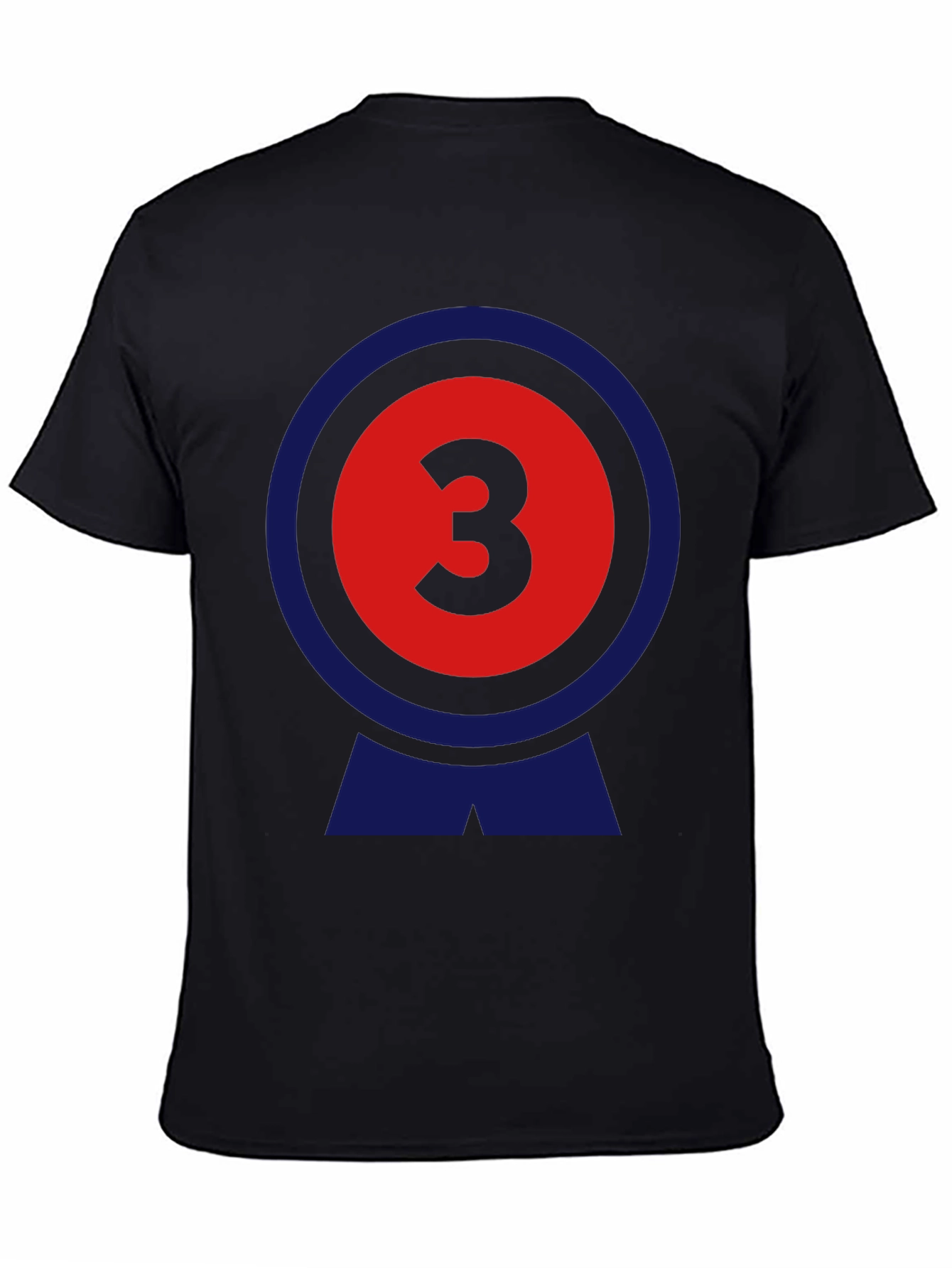 Number 3 Graphic Tee - Retro Style T-Shirt