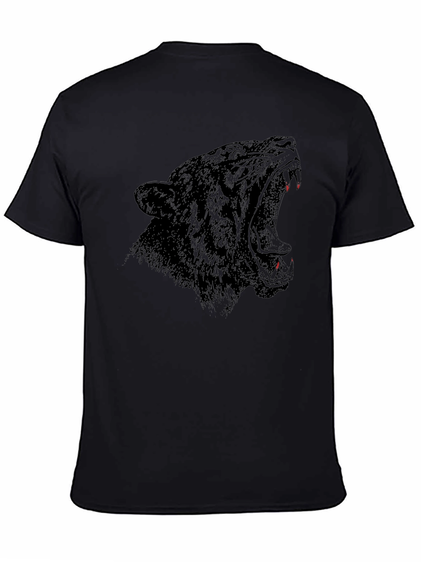 Black Panther Graphic Tee - Fierce Animal Print
