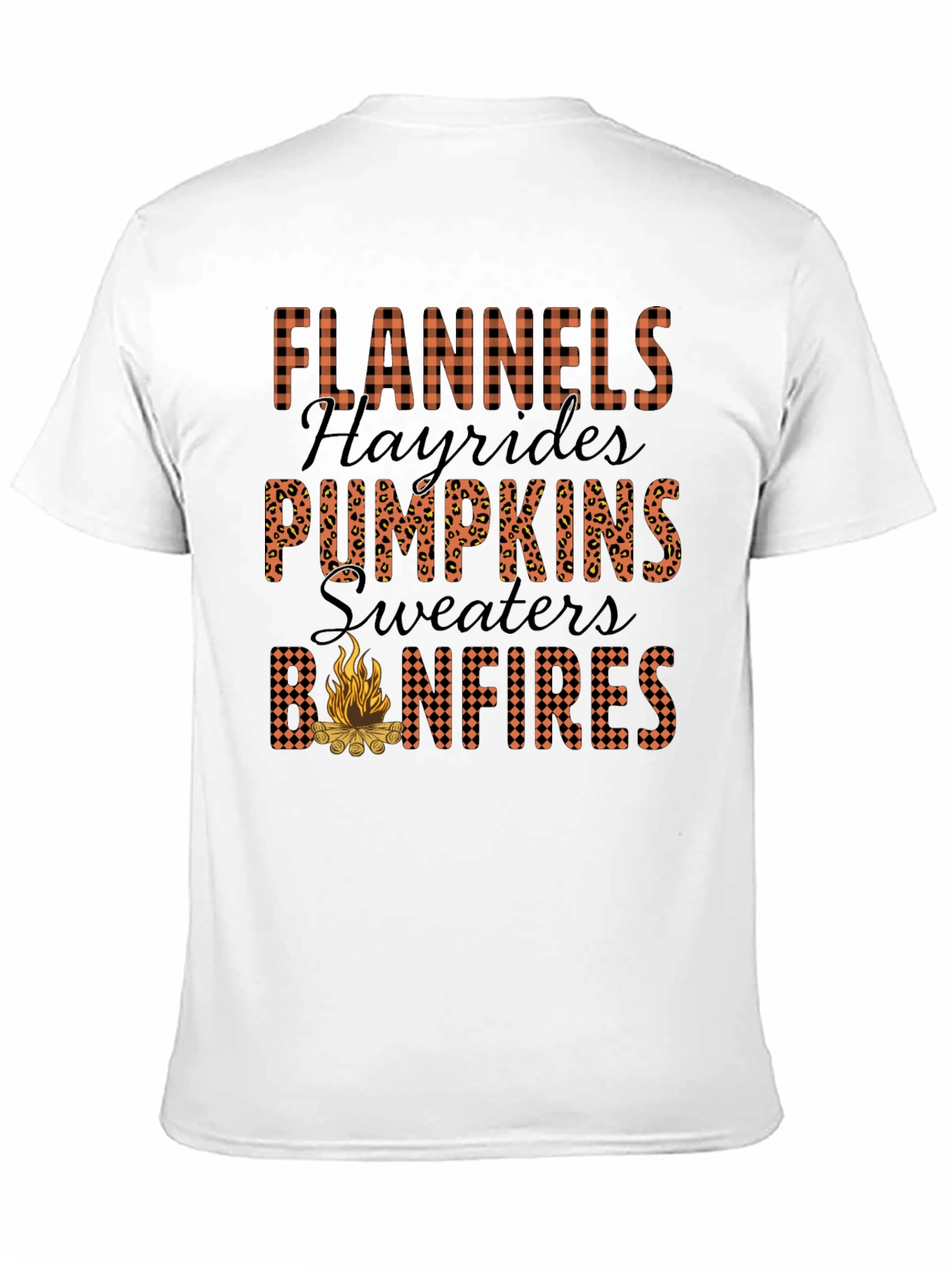 Flannels Bonfires Graphic T-Shirt