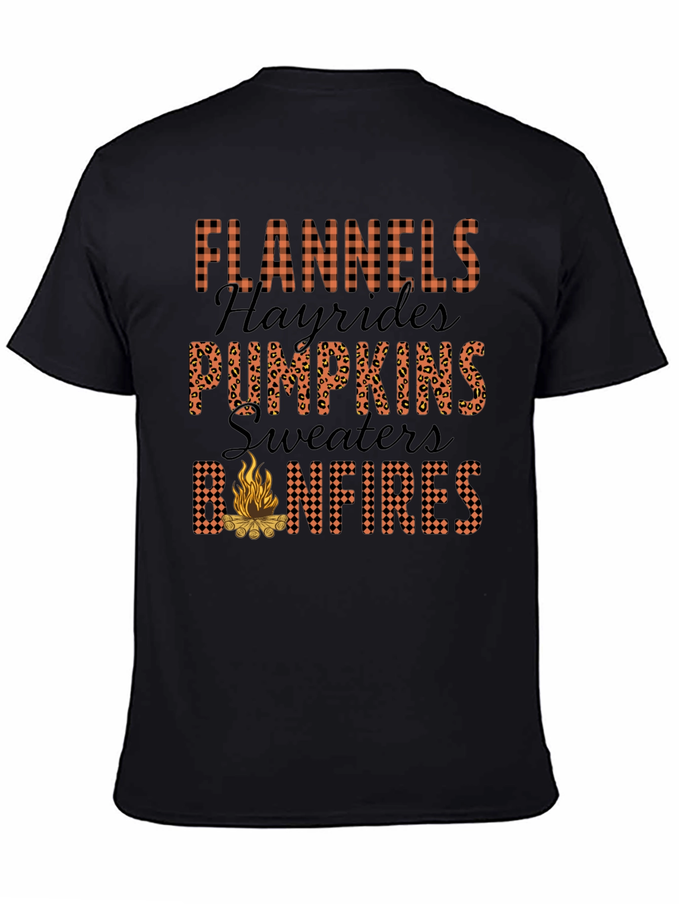 Flannels Bonfires Graphic T-Shirt