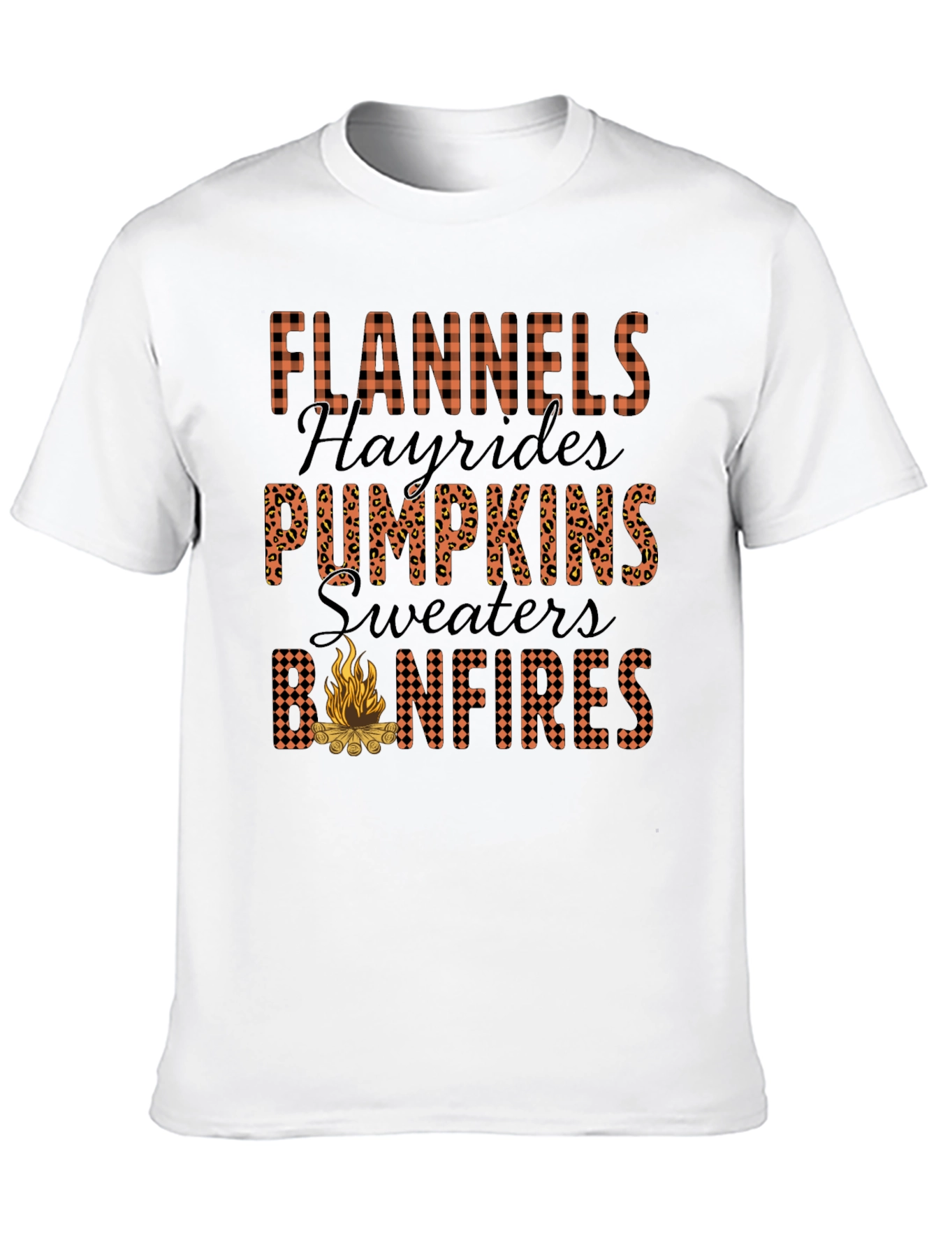 Flannels Bonfires Graphic T-Shirt