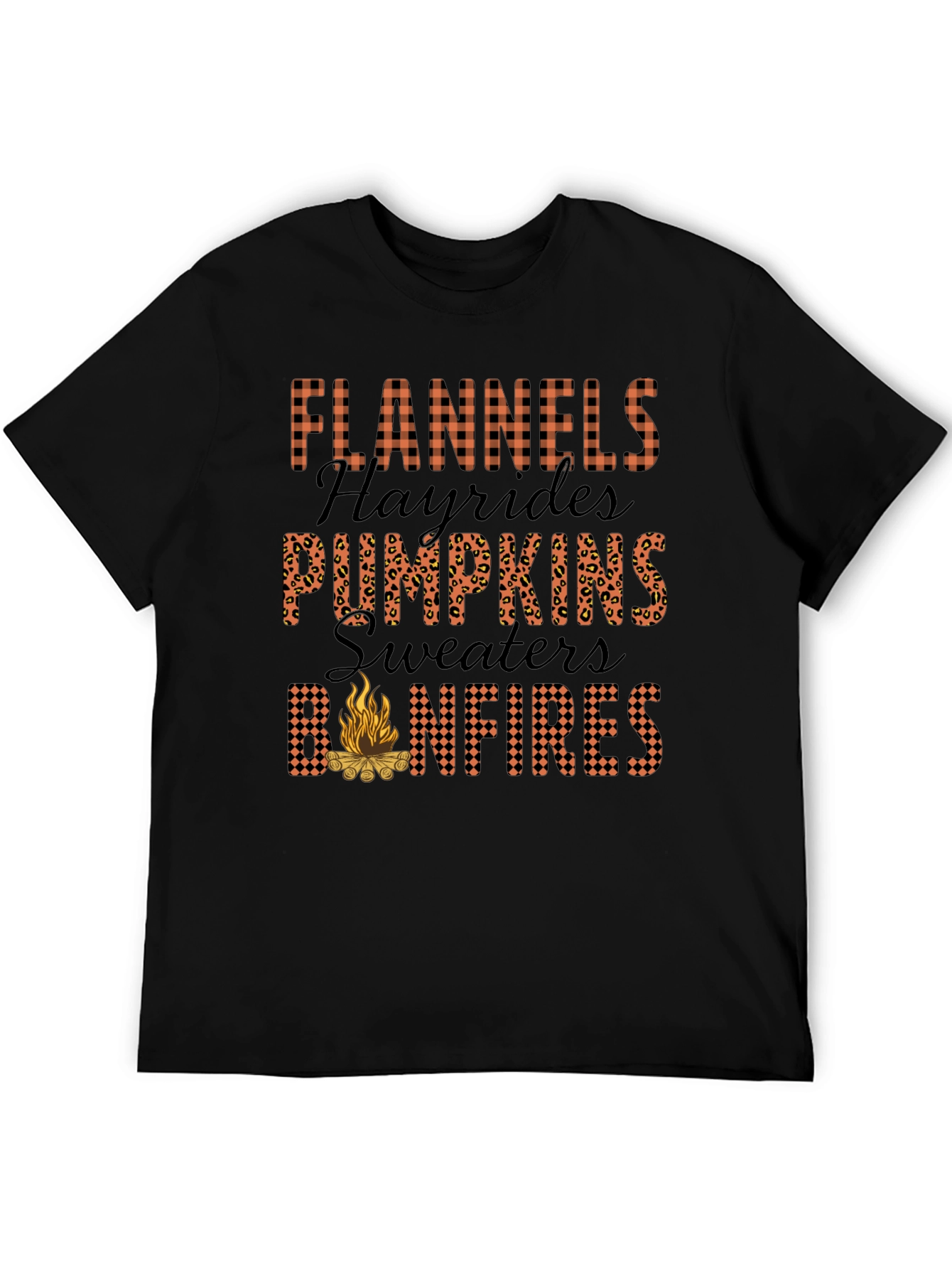 Flannels Bonfires Graphic T-Shirt