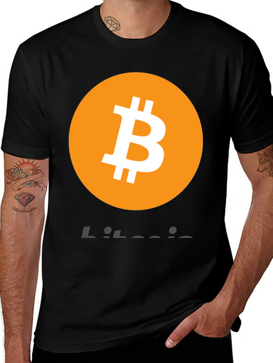 Bitcoin Logo Graphic T-Shirt