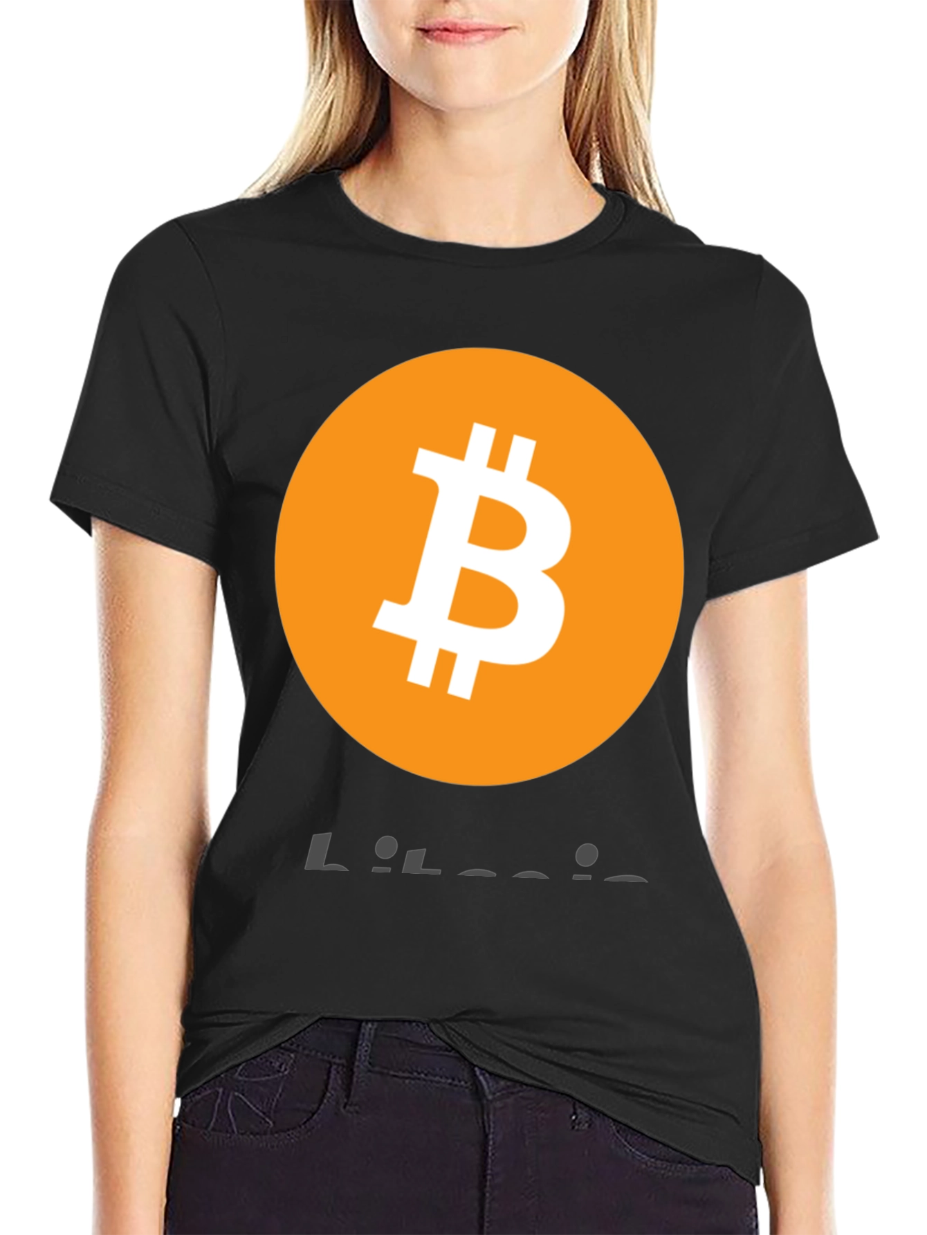 Bitcoin Logo Graphic T-Shirt