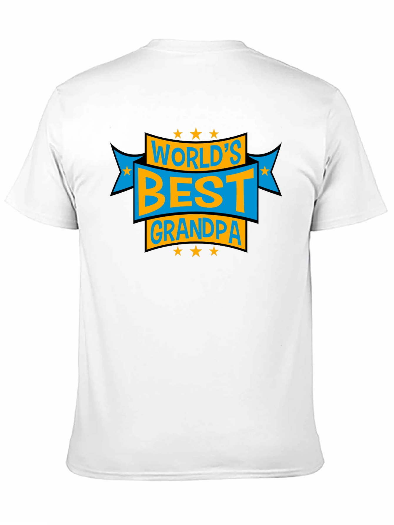 Worlds Best Grandpa Graphic Tee - Black