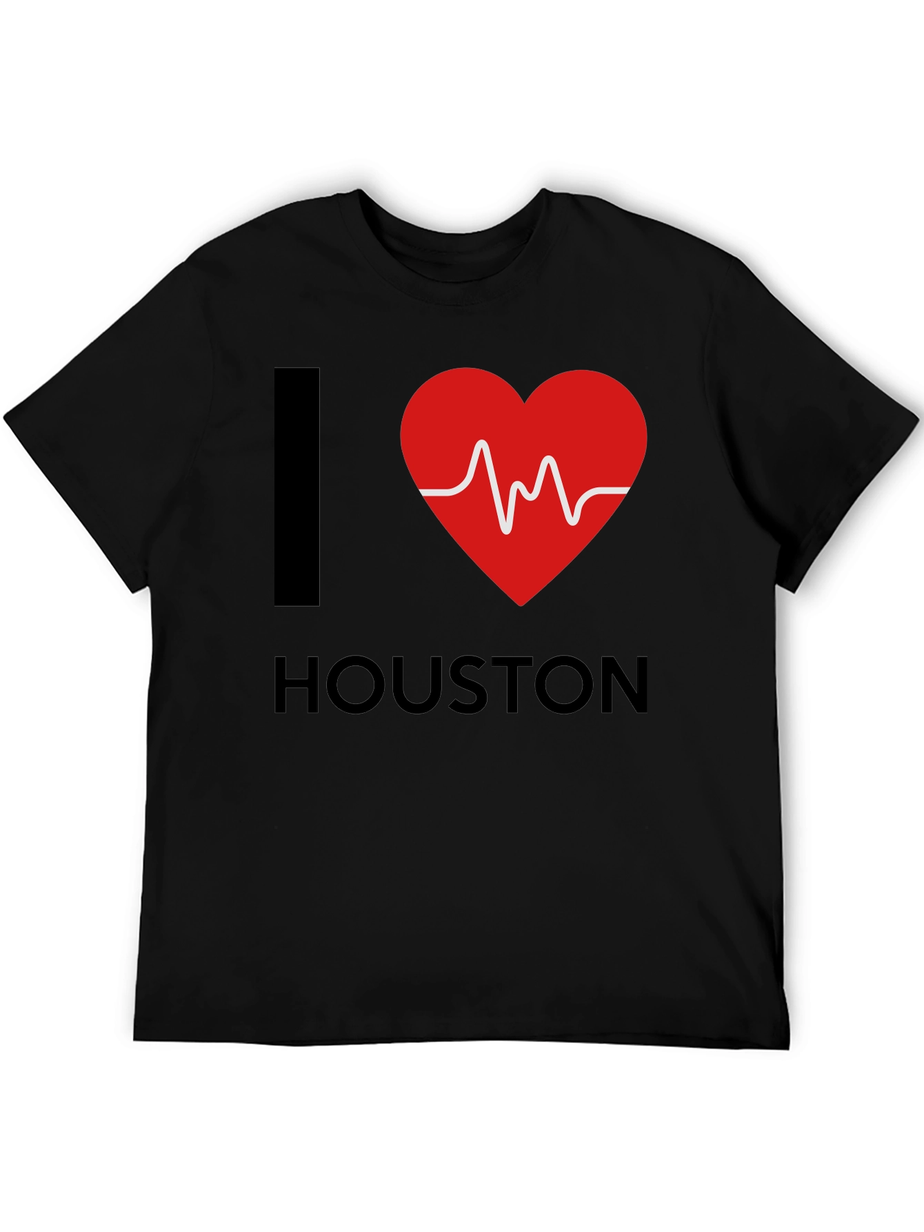 I Heart Houston T-Shirt - Mens Graphic Tee