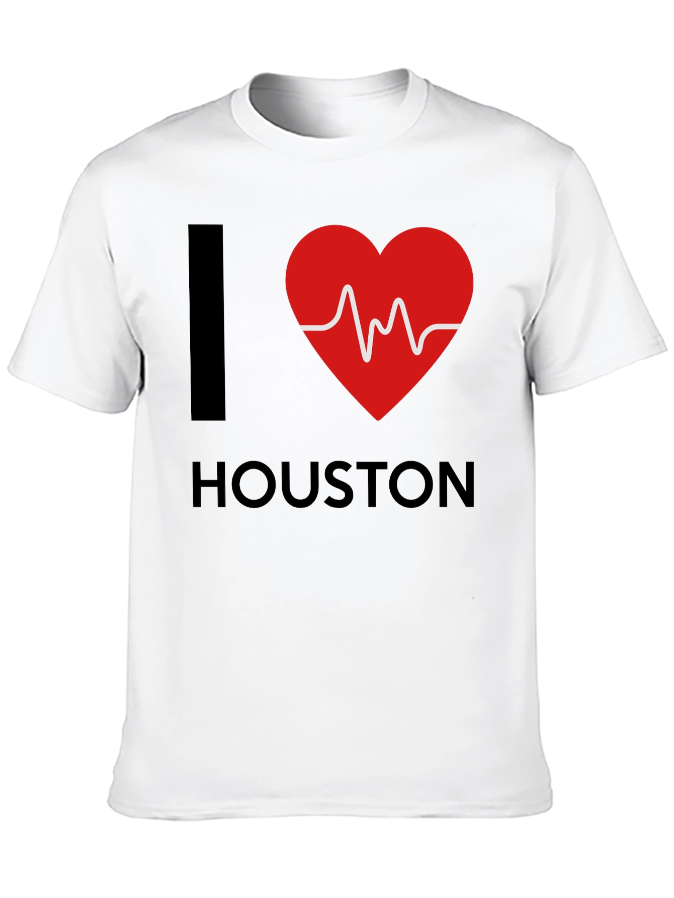 I Heart Houston T-Shirt - Mens Graphic Tee