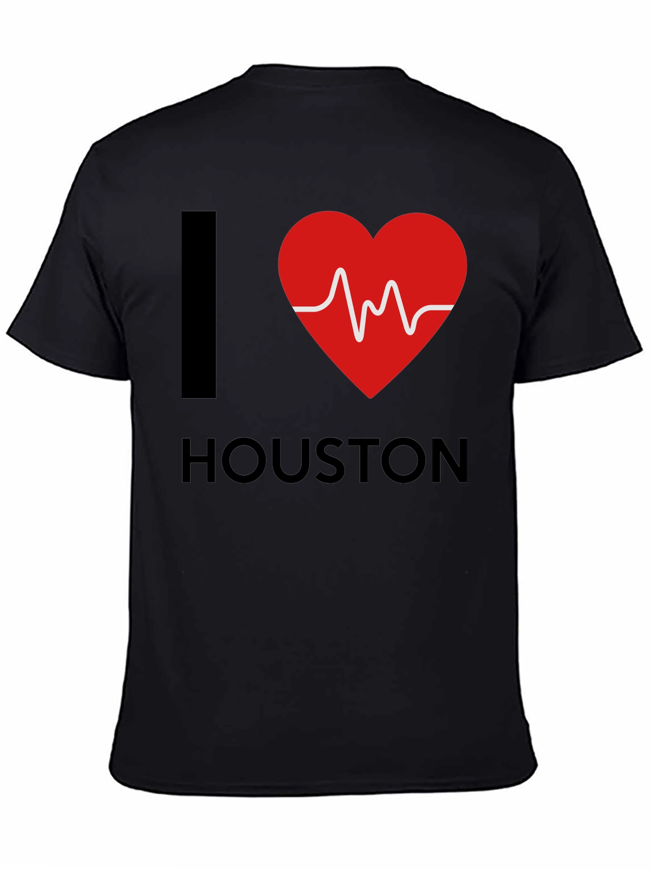I Heart Houston T-Shirt - Mens Graphic Tee