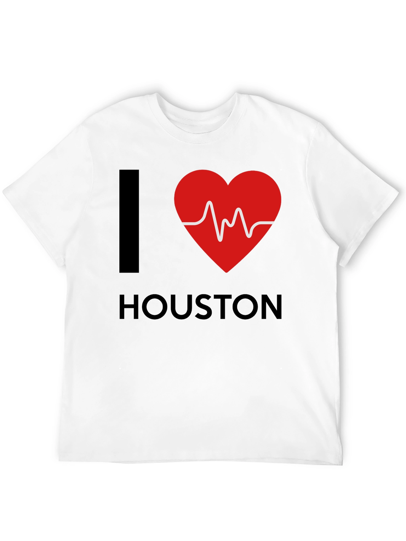 I Heart Houston T-Shirt - Mens Graphic Tee