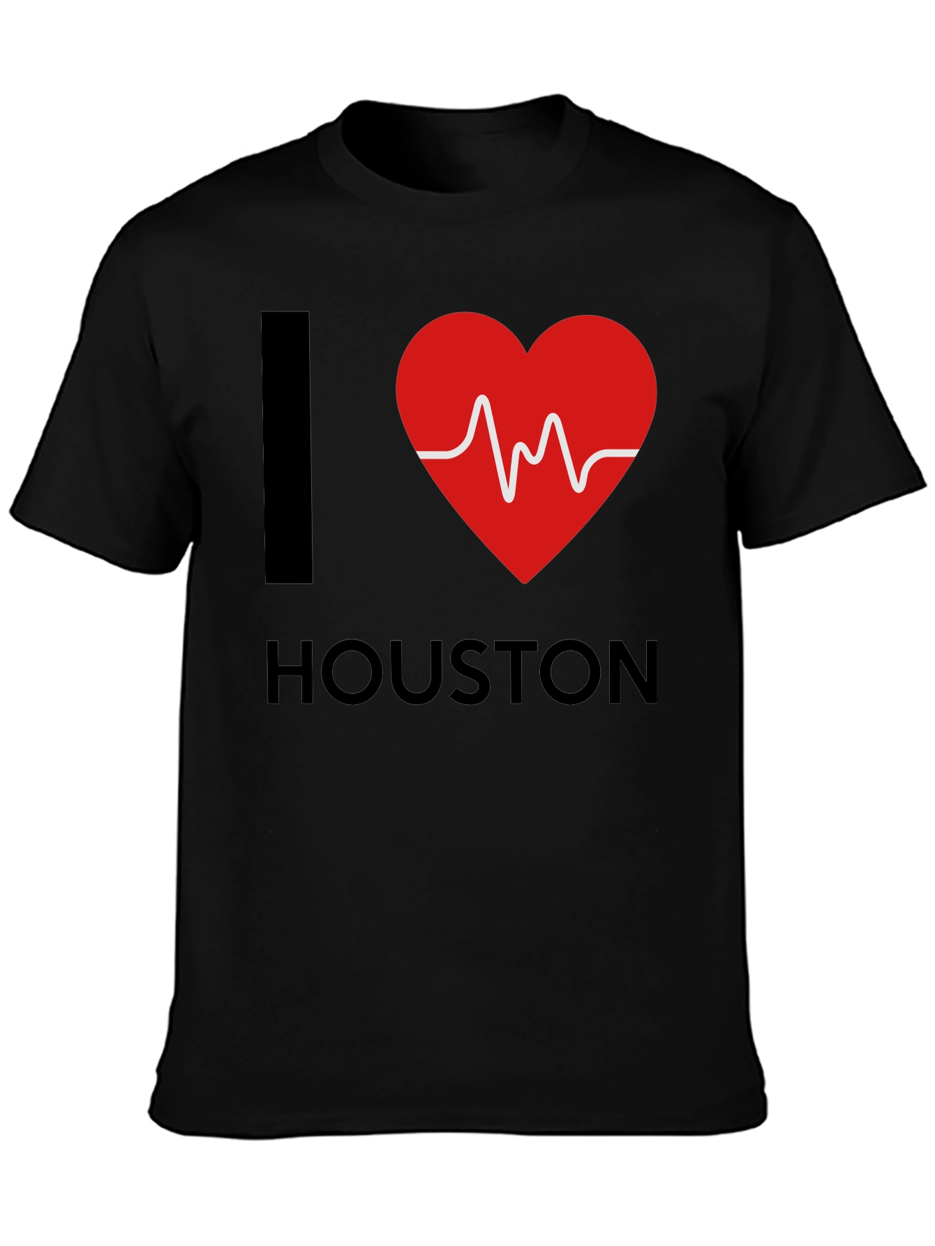 I Heart Houston T-Shirt - Mens Graphic Tee