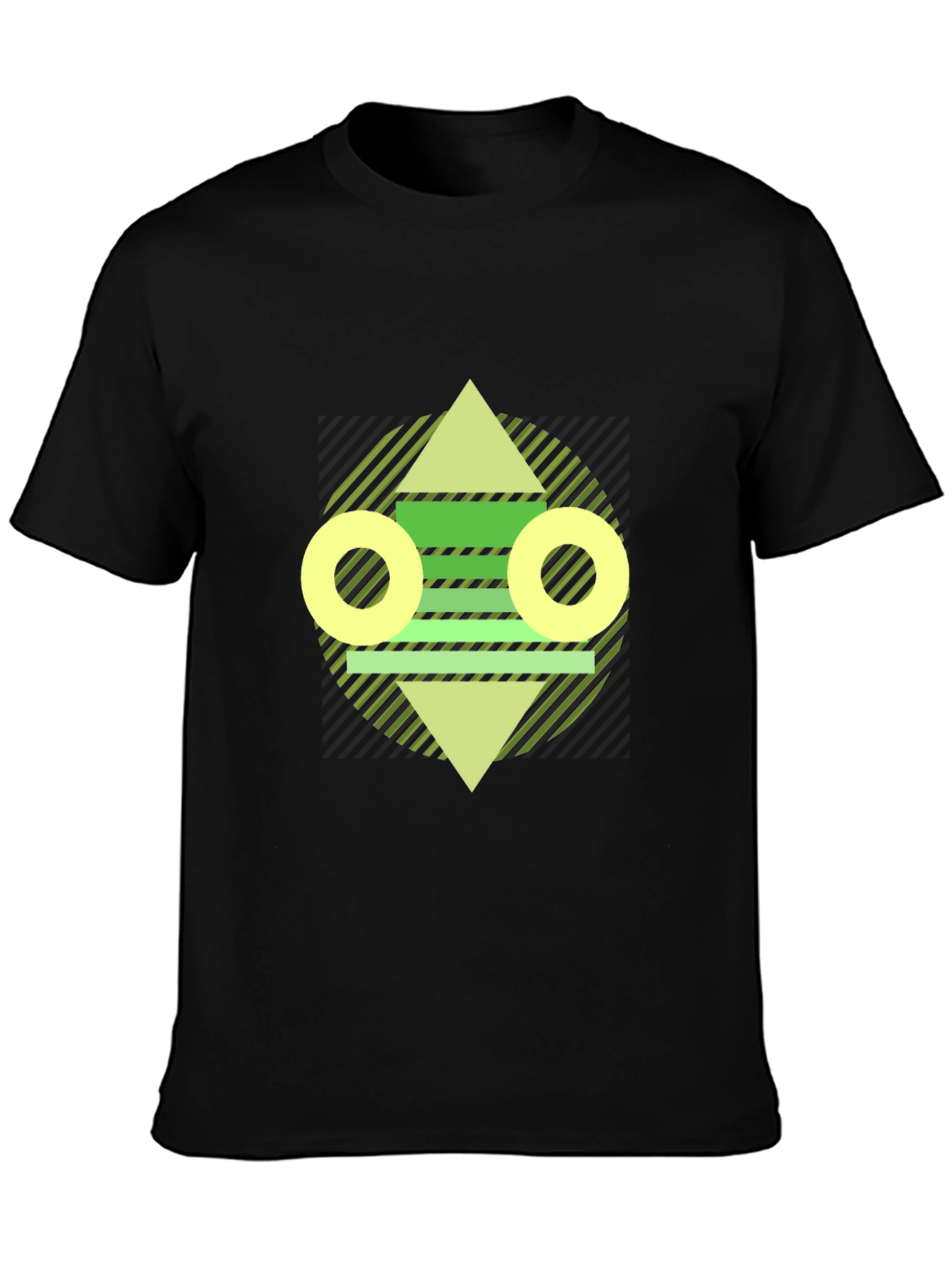Geometric Graphic Tee - Modern Abstract Design
