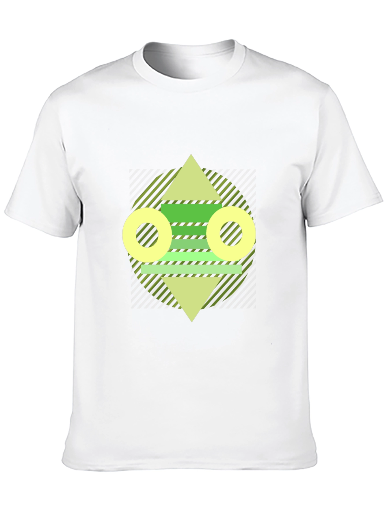 Geometric Graphic Tee - Modern Abstract Design