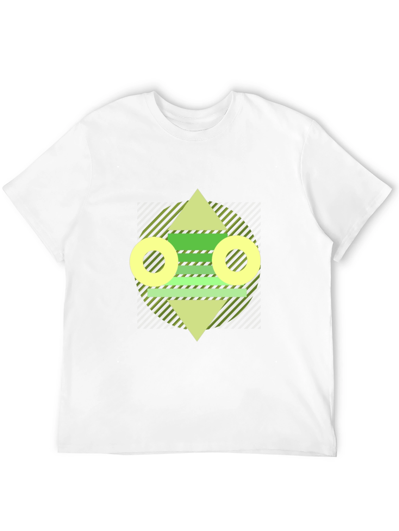Geometric Graphic Tee - Modern Abstract Design