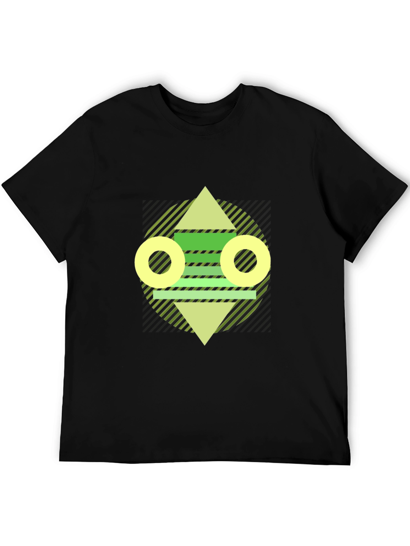 Geometric Graphic Tee - Modern Abstract Design