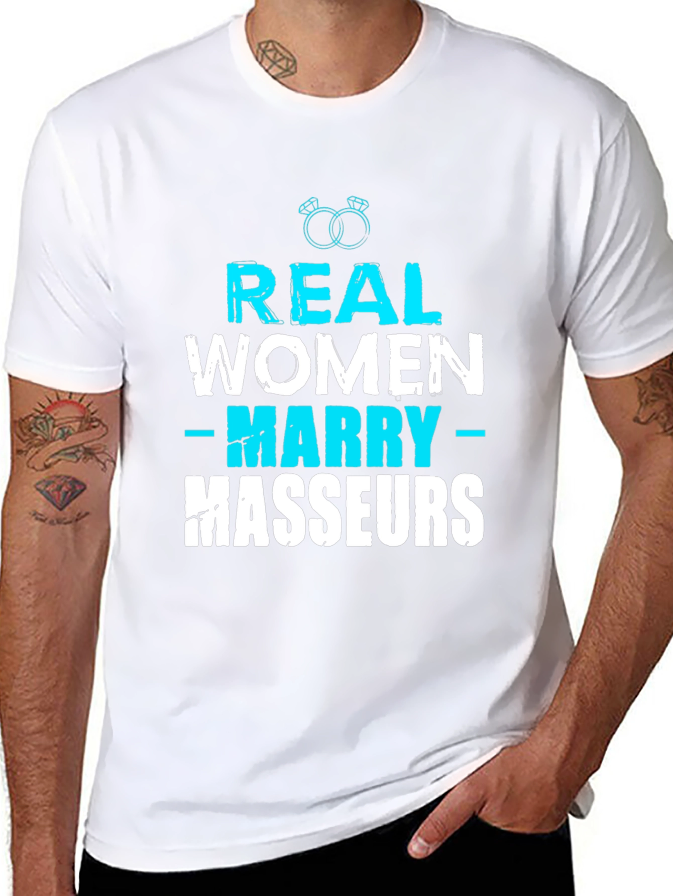 Real Women Marry Masseurs Graphic Tee