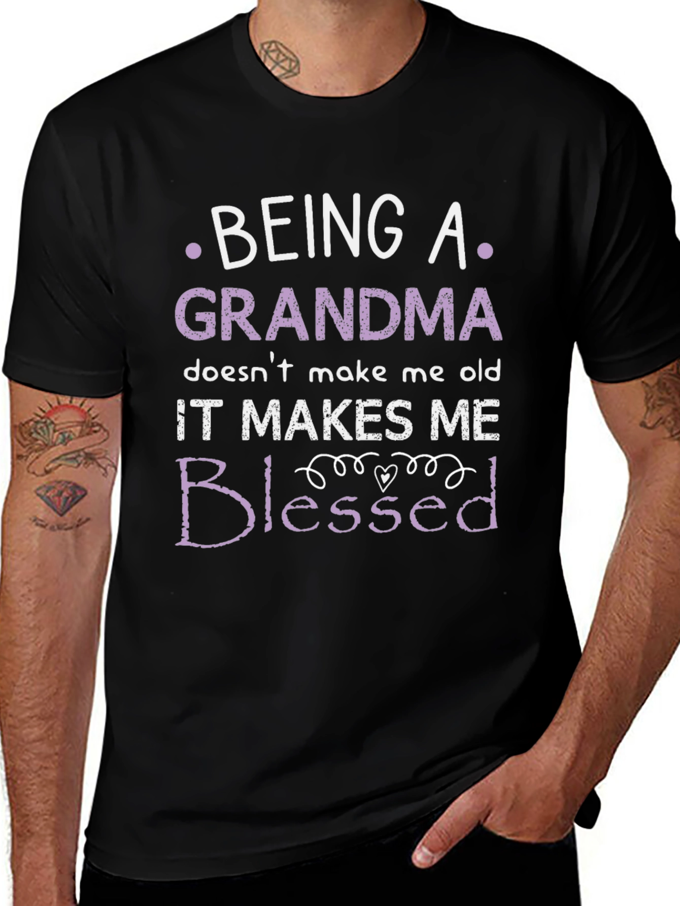 Blessed Grandma T-Shirt - Soft Cotton Tee