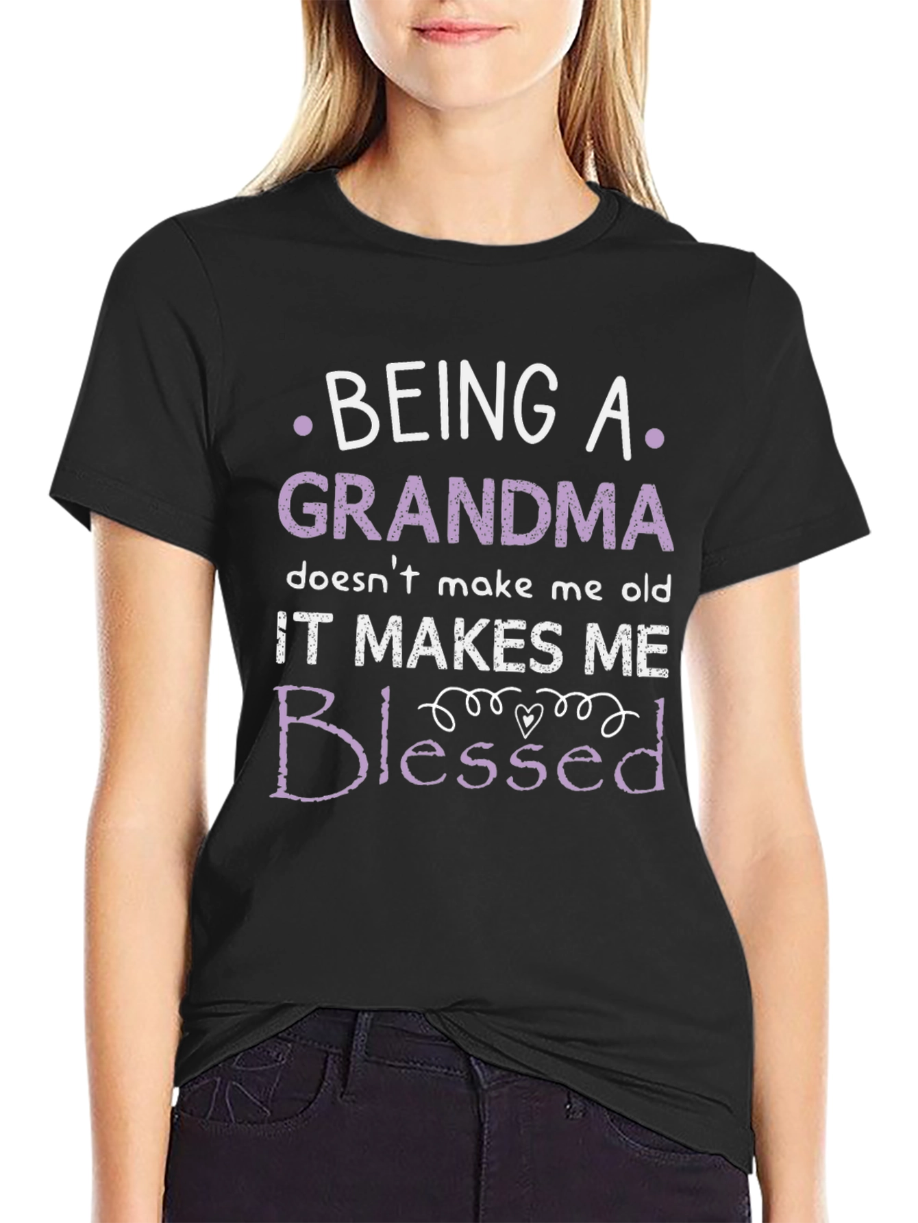 Blessed Grandma T-Shirt - Soft Cotton Tee