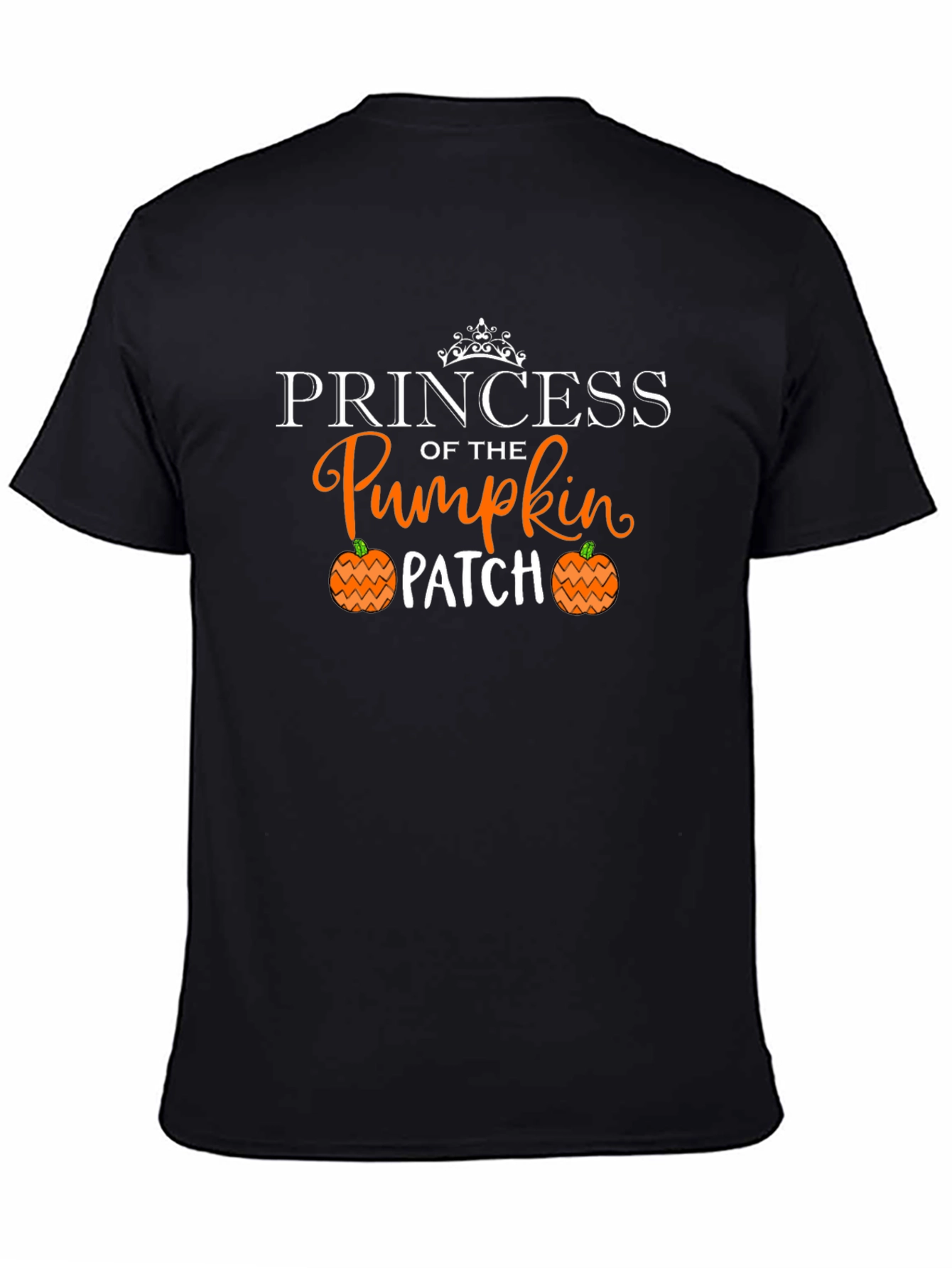 Princess of the Pumpkin Patch Black T-Shirt