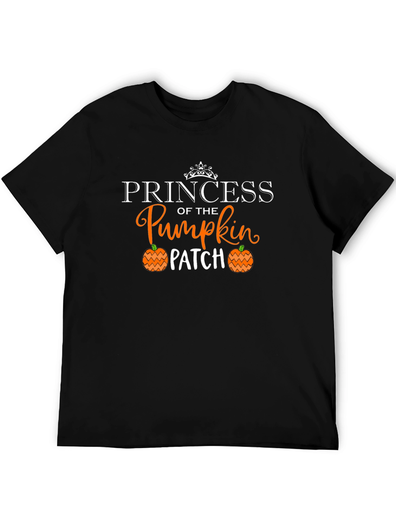 Princess of the Pumpkin Patch Black T-Shirt