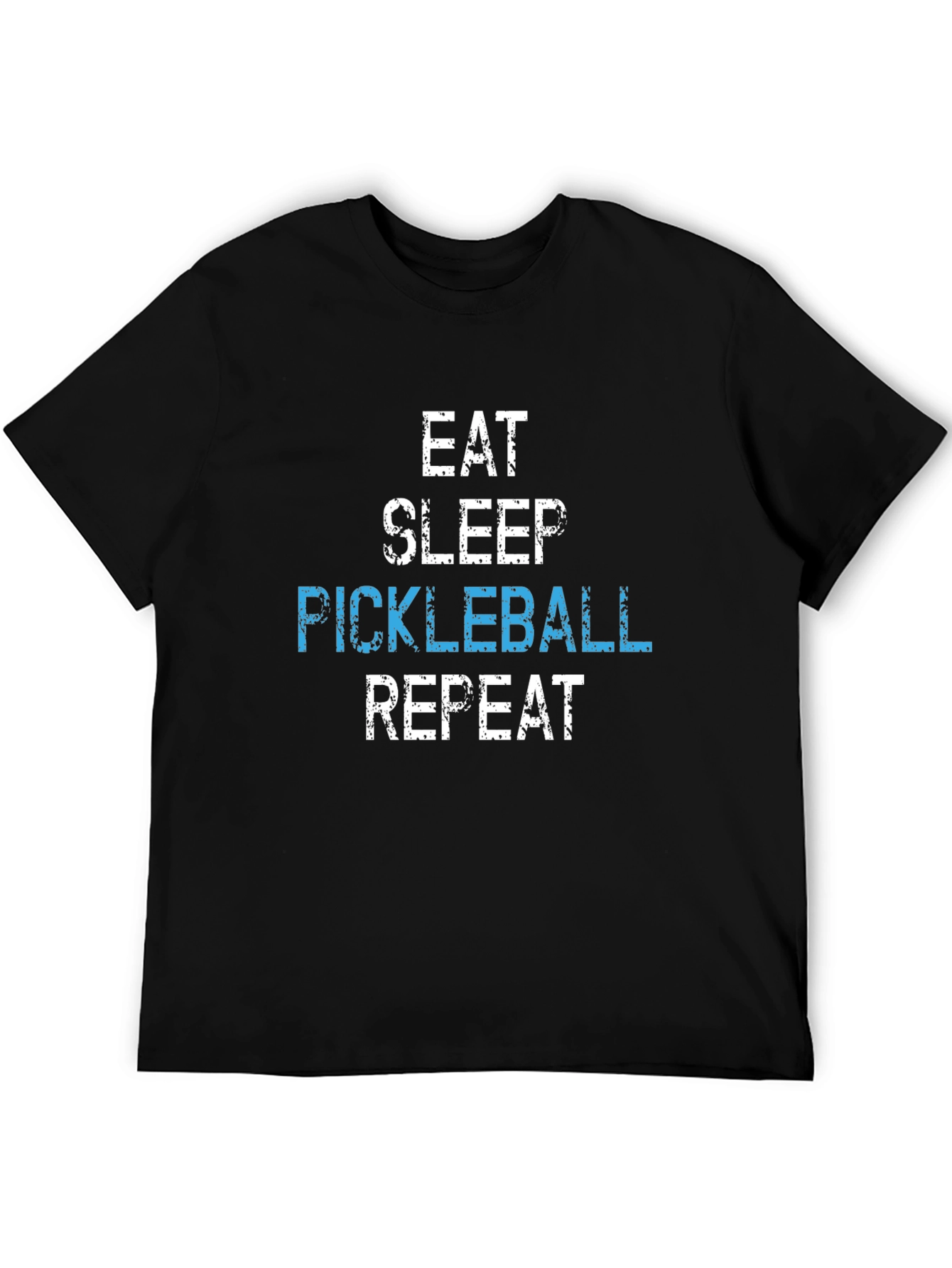 Eat Sleep Pickleball Repeat T-Shirt - Play On!