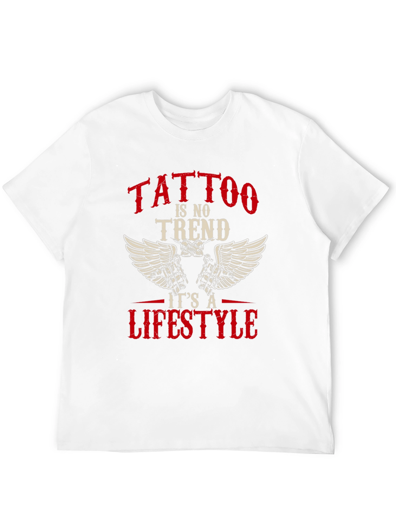 Tattoo Lifestyle Graphic Print Black T-Shirt