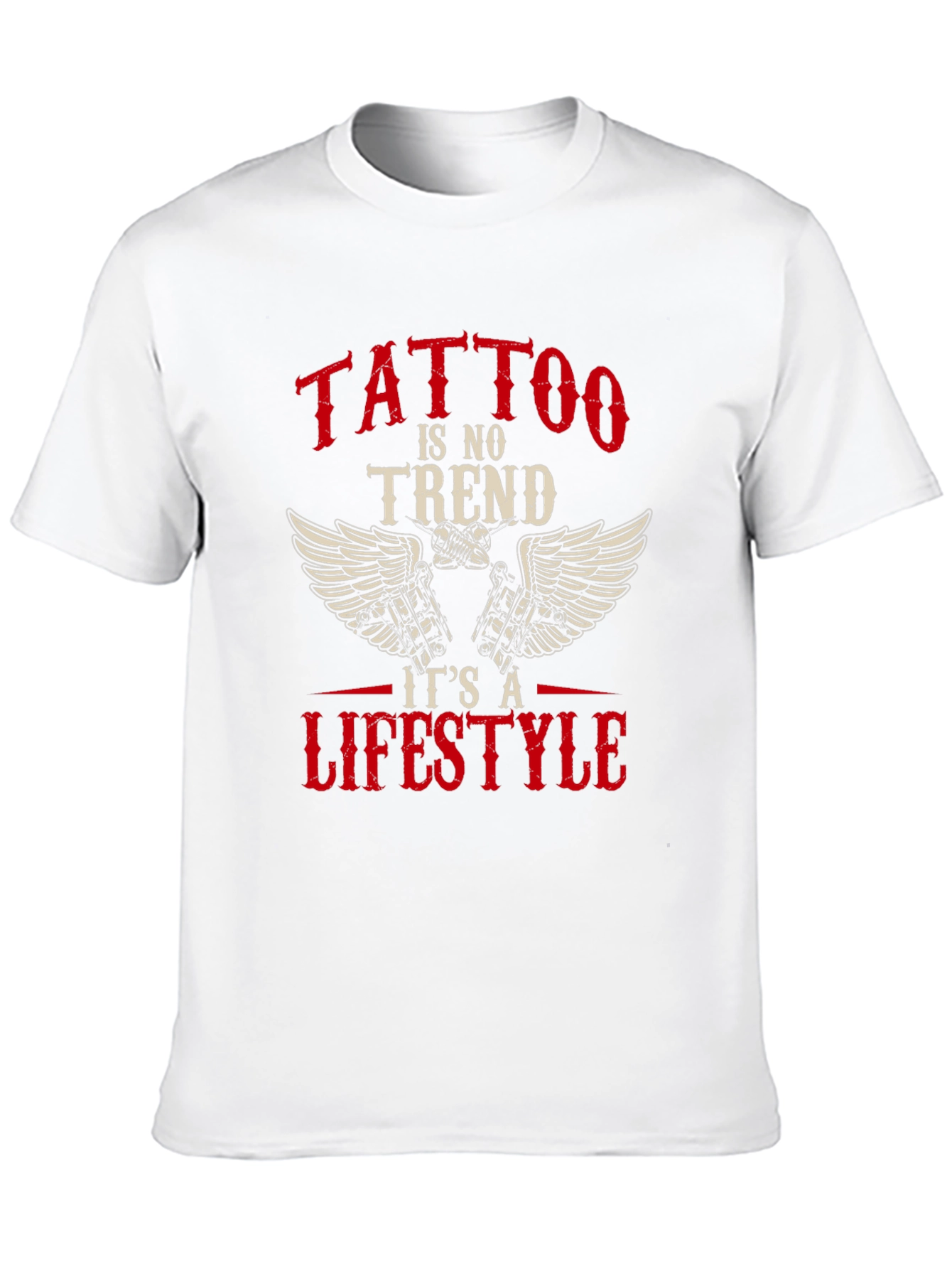 Tattoo Lifestyle Graphic Print Black T-Shirt
