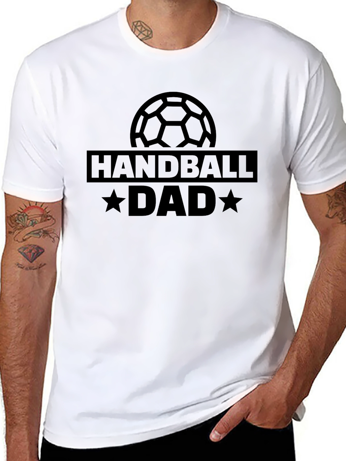 Handball Dad Graphic T-Shirt - Perfect Gift