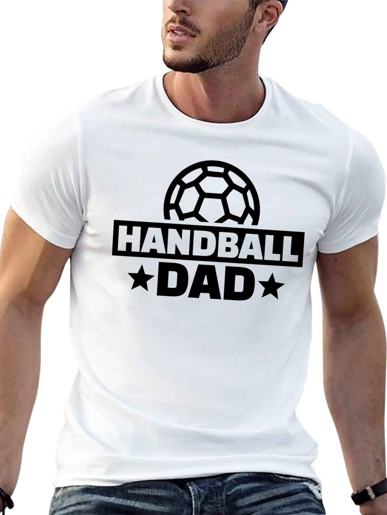 Handball Dad Graphic T-Shirt - Perfect Gift