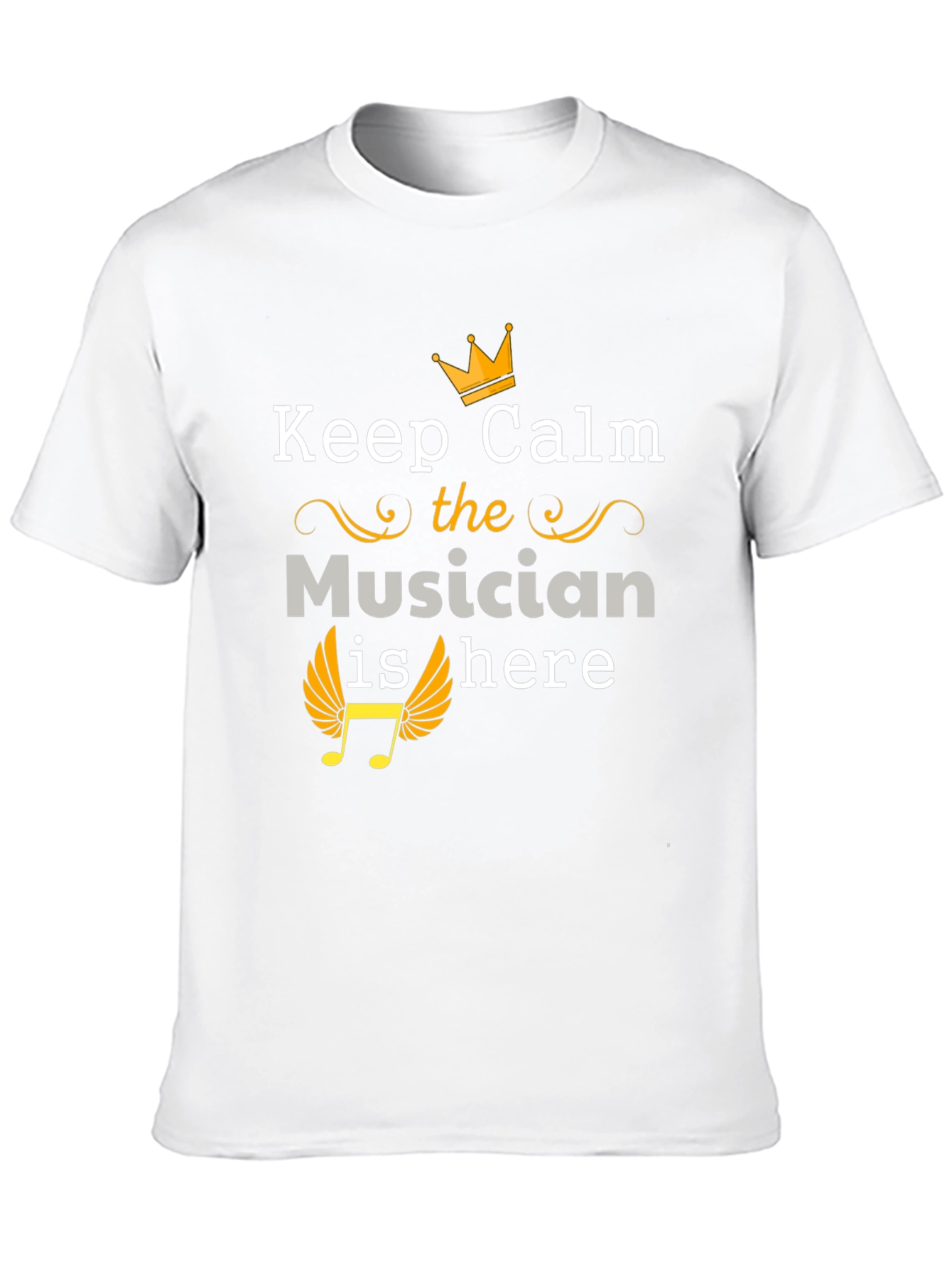 Keep Calm Musician Here Graphic Tee