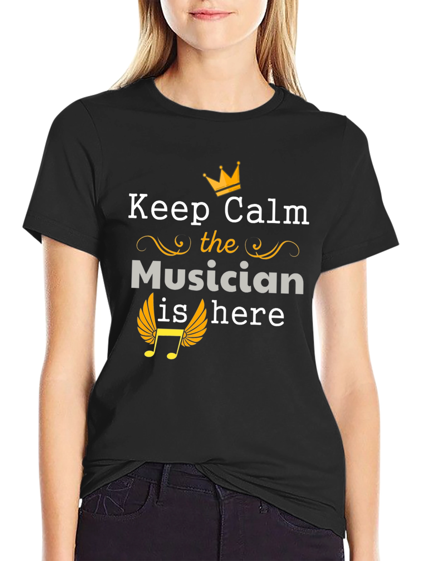 Keep Calm Musician Here Graphic Tee
