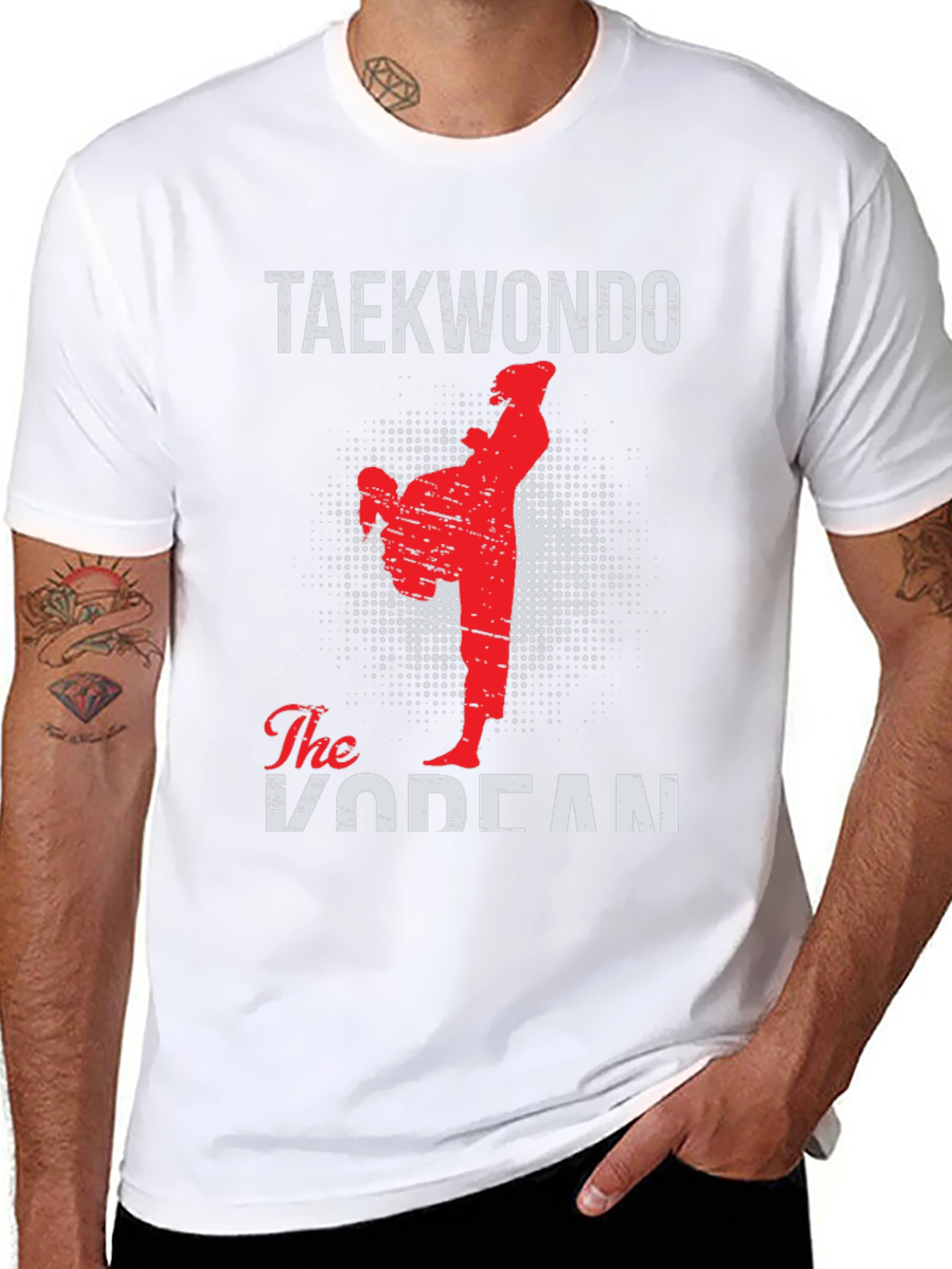 Taekwondo Korean Martial Arts Graphic T-Shirt