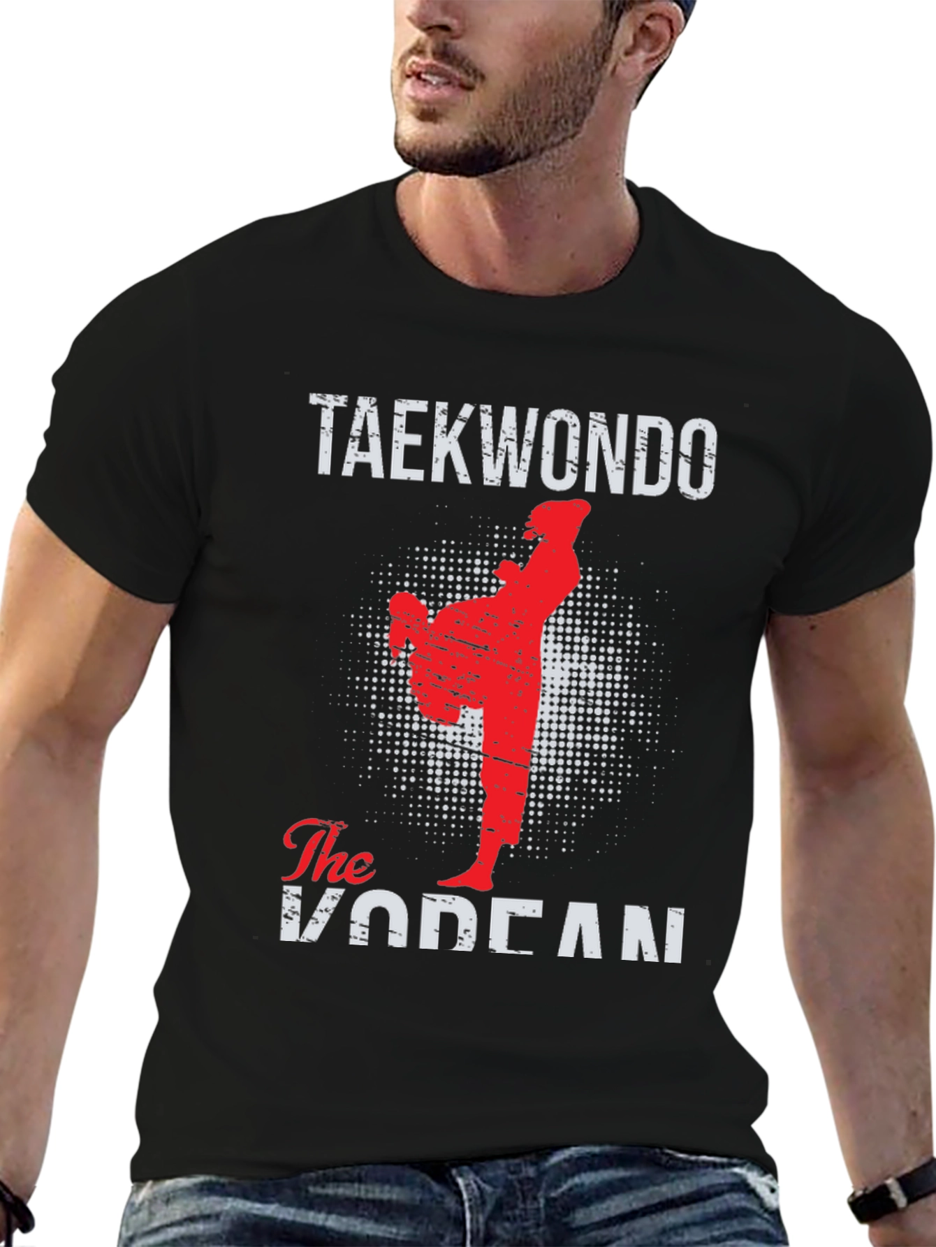 Taekwondo Korean Martial Arts Graphic T-Shirt