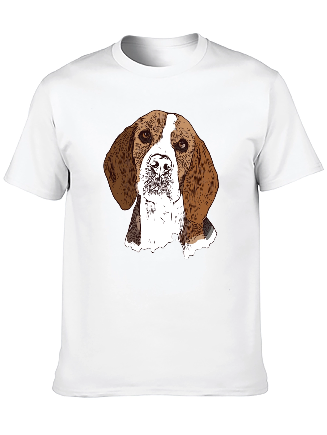 Beagle Dog Graphic Tee - Unisex Black T-Shirt
