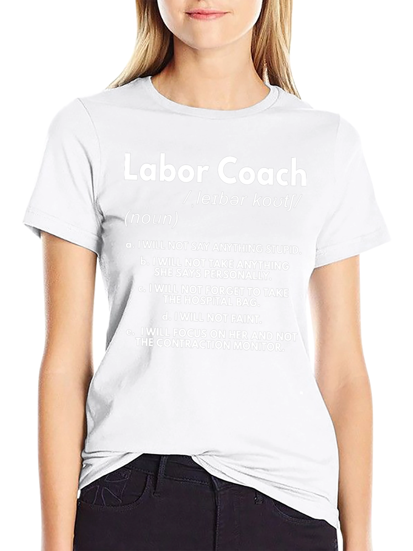 Labor Coach Definition Funny Dad T-Shirt