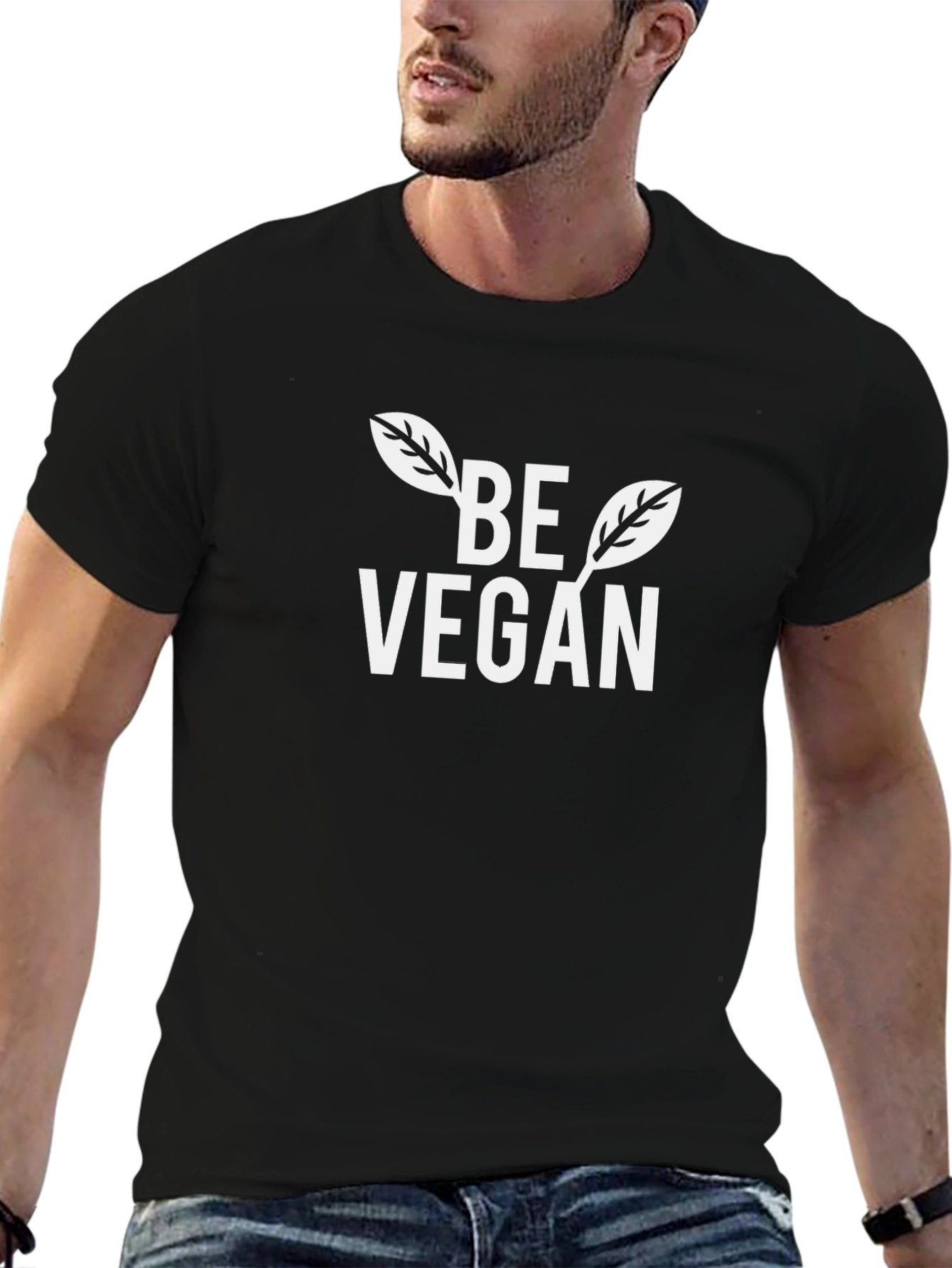 Be Vegan Graphic Tee - Stylish Vegan Awareness Shirt