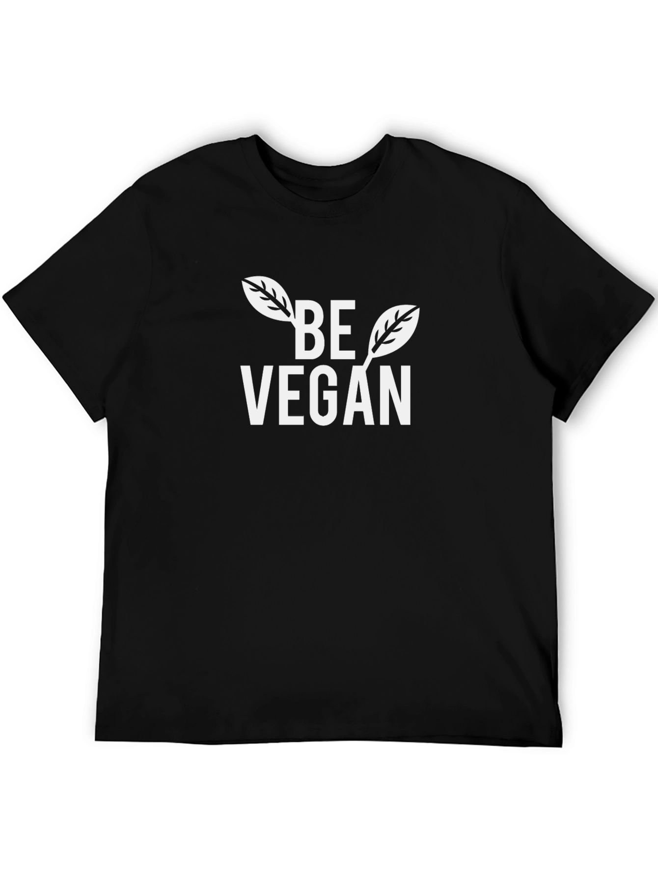 Be Vegan Graphic Tee - Stylish Vegan Awareness Shirt