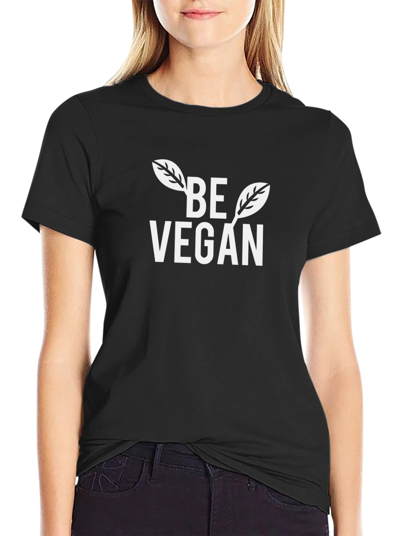 Be Vegan Graphic Tee - Stylish Vegan Awareness Shirt