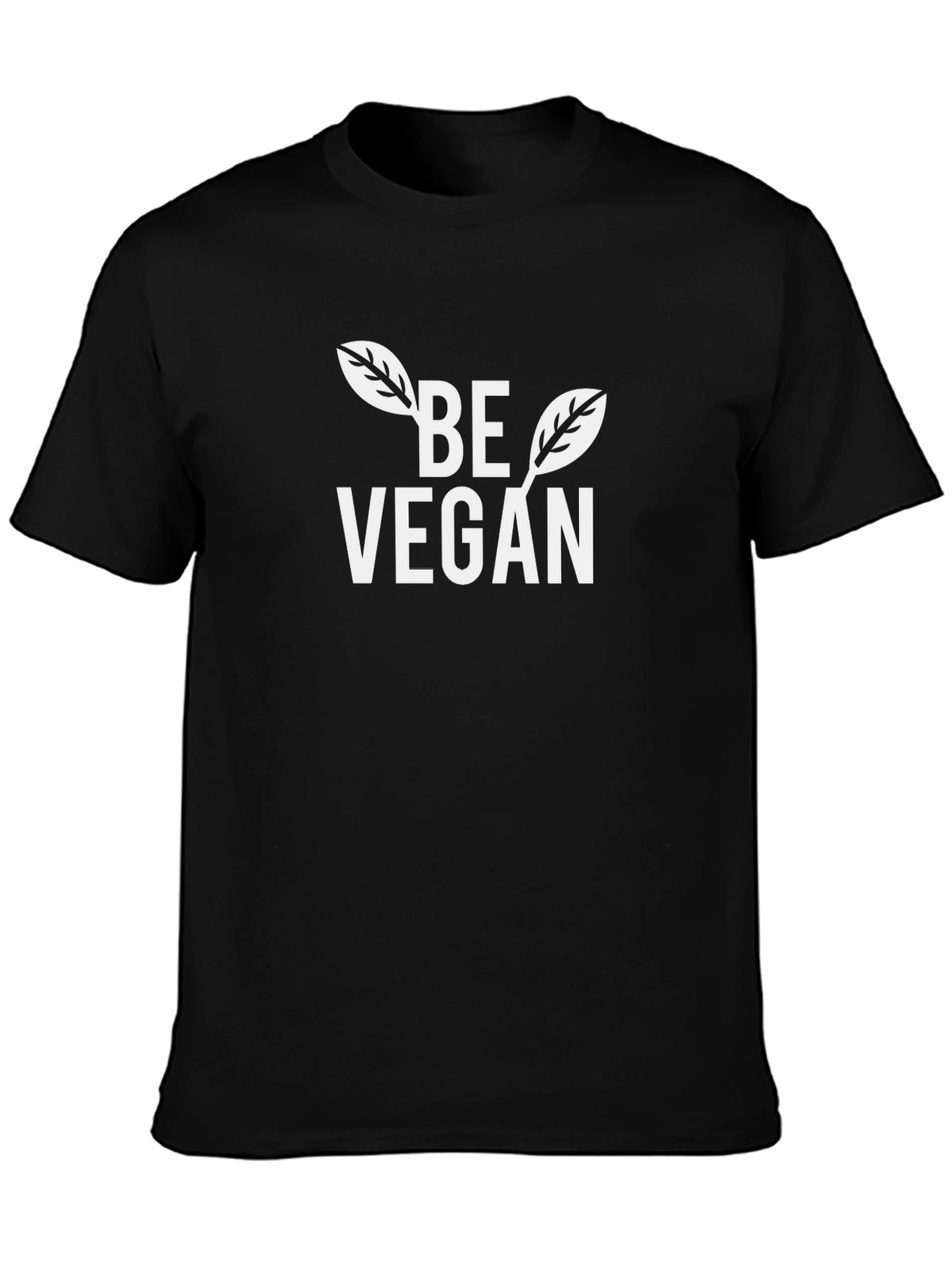 Be Vegan Graphic Tee - Stylish Vegan Awareness Shirt