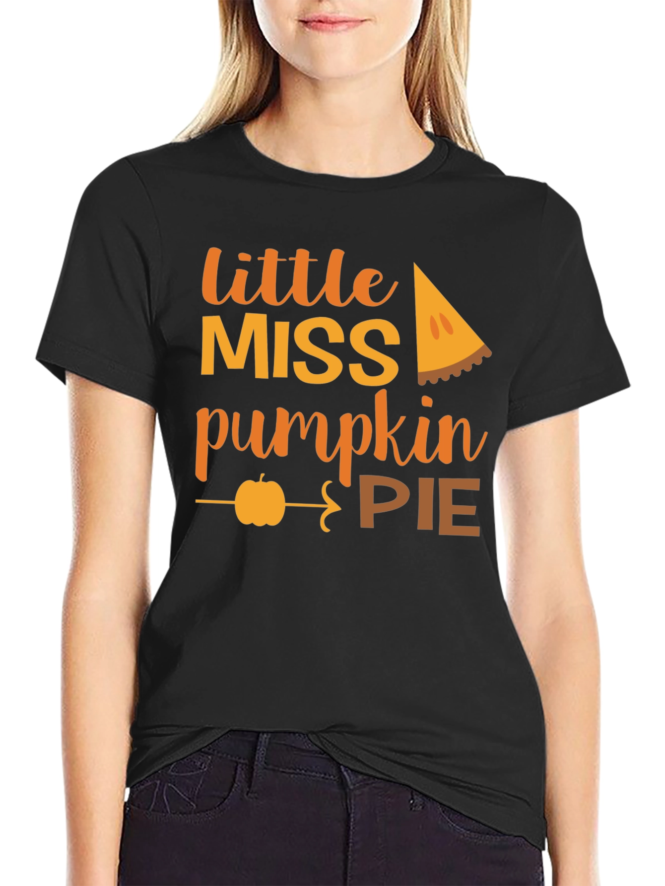 Little Miss Pumpkin Pie T-Shirt - Fall Apparel