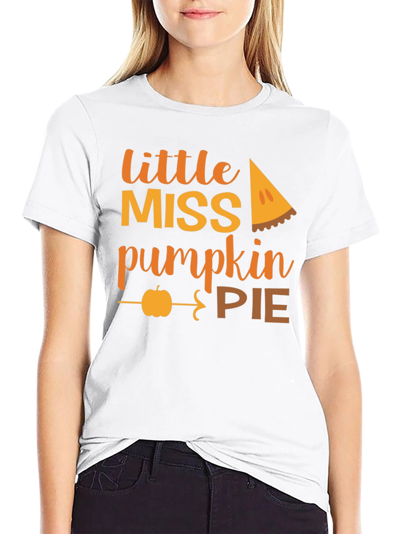 Little Miss Pumpkin Pie T-Shirt - Fall Apparel